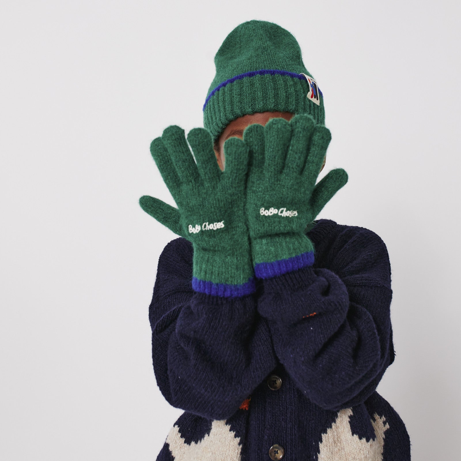 Gloves Bobo Choses Green