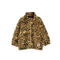 Veste polaire léopard beige