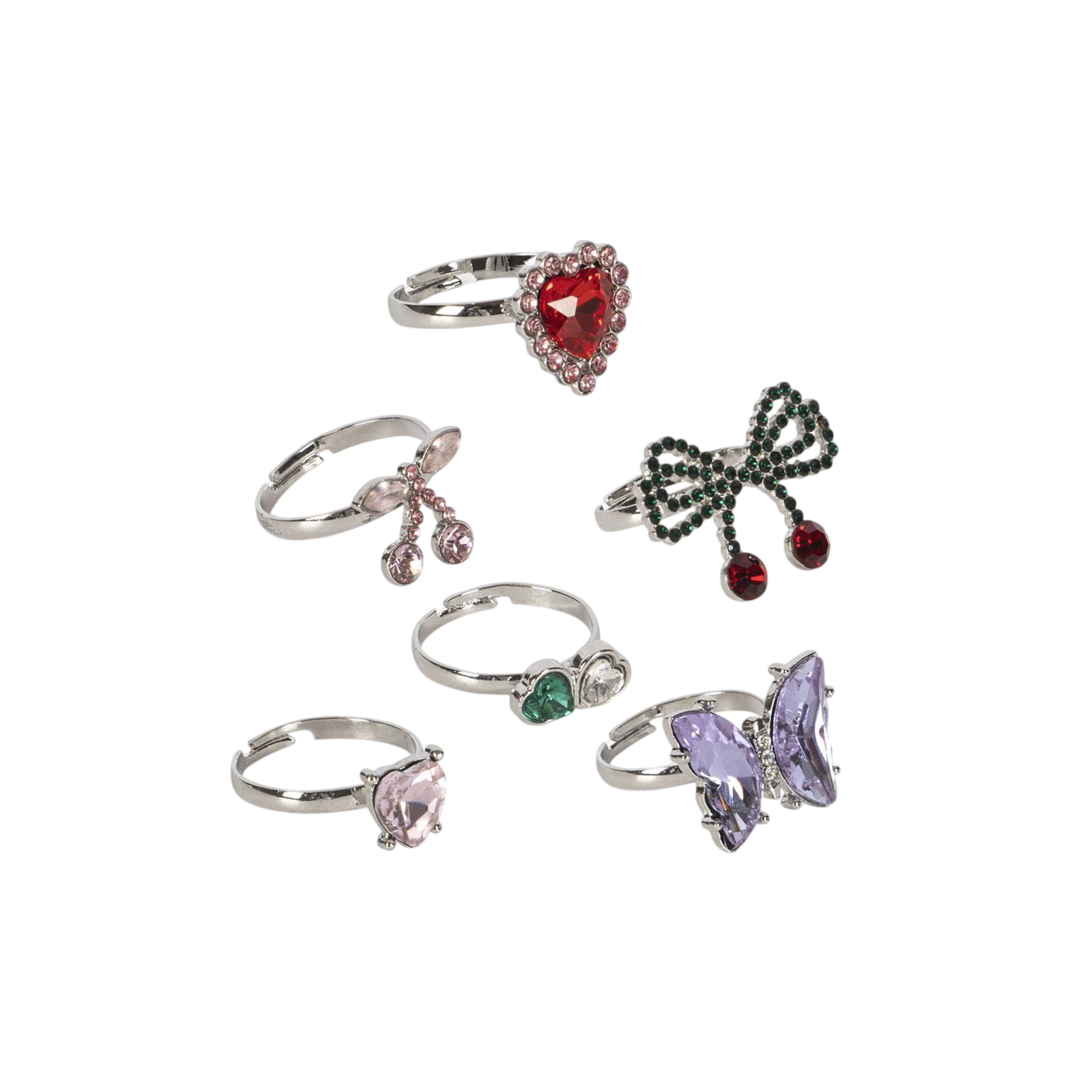 Bagues pour enfants set cadeau 14 pièces Dreamy Multi