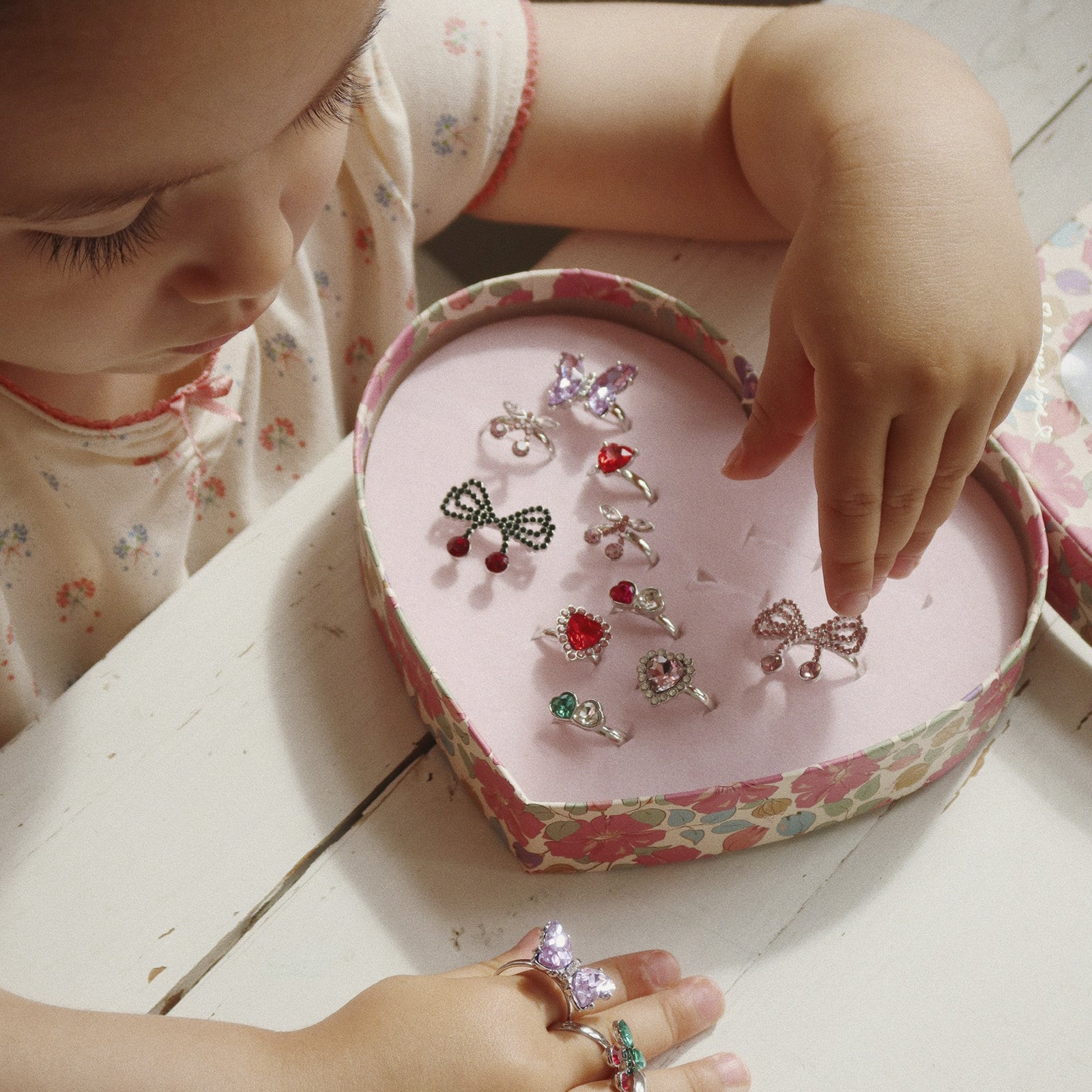 Bagues pour enfants set cadeau 14 pièces Dreamy Multi