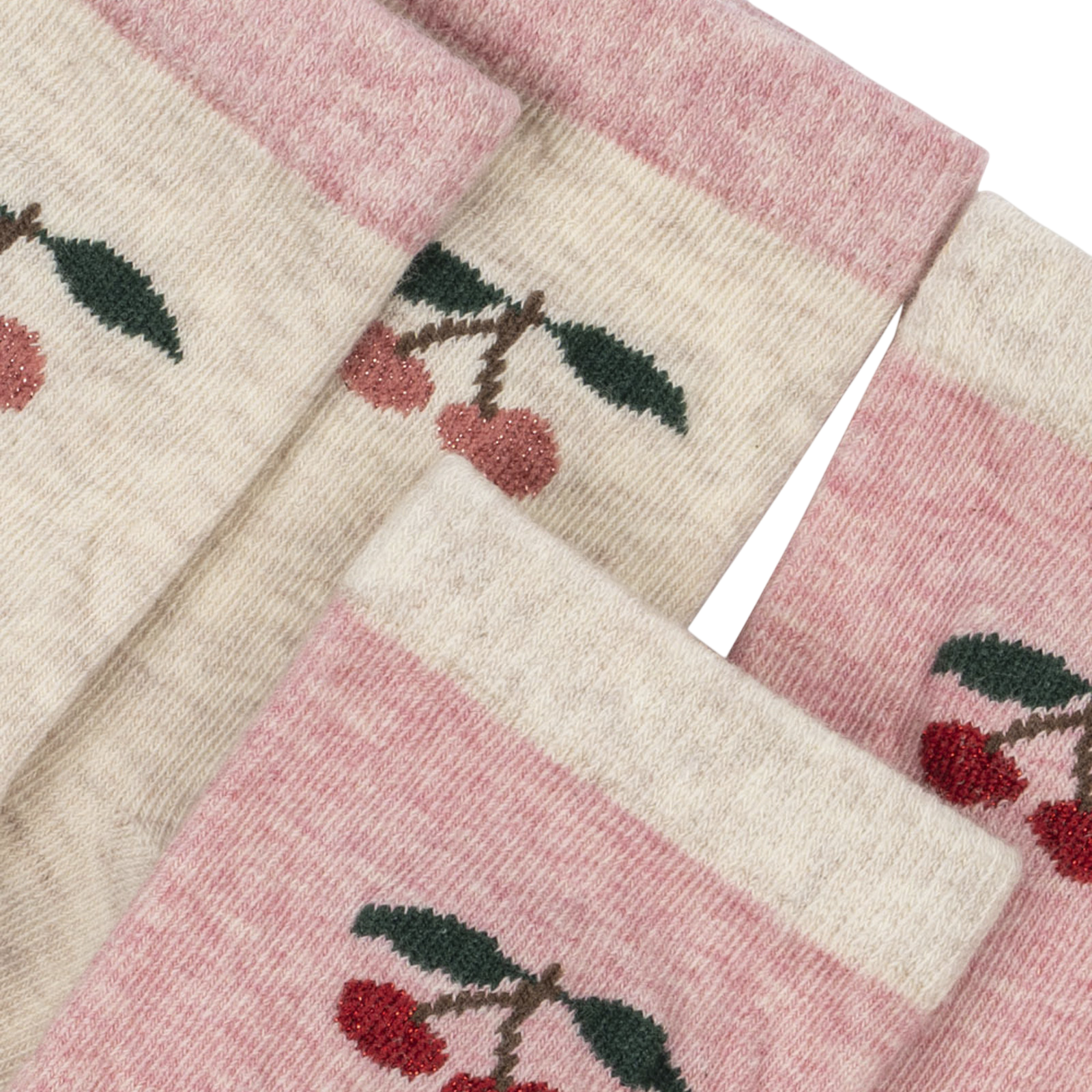 Socks set of 2 Cherry