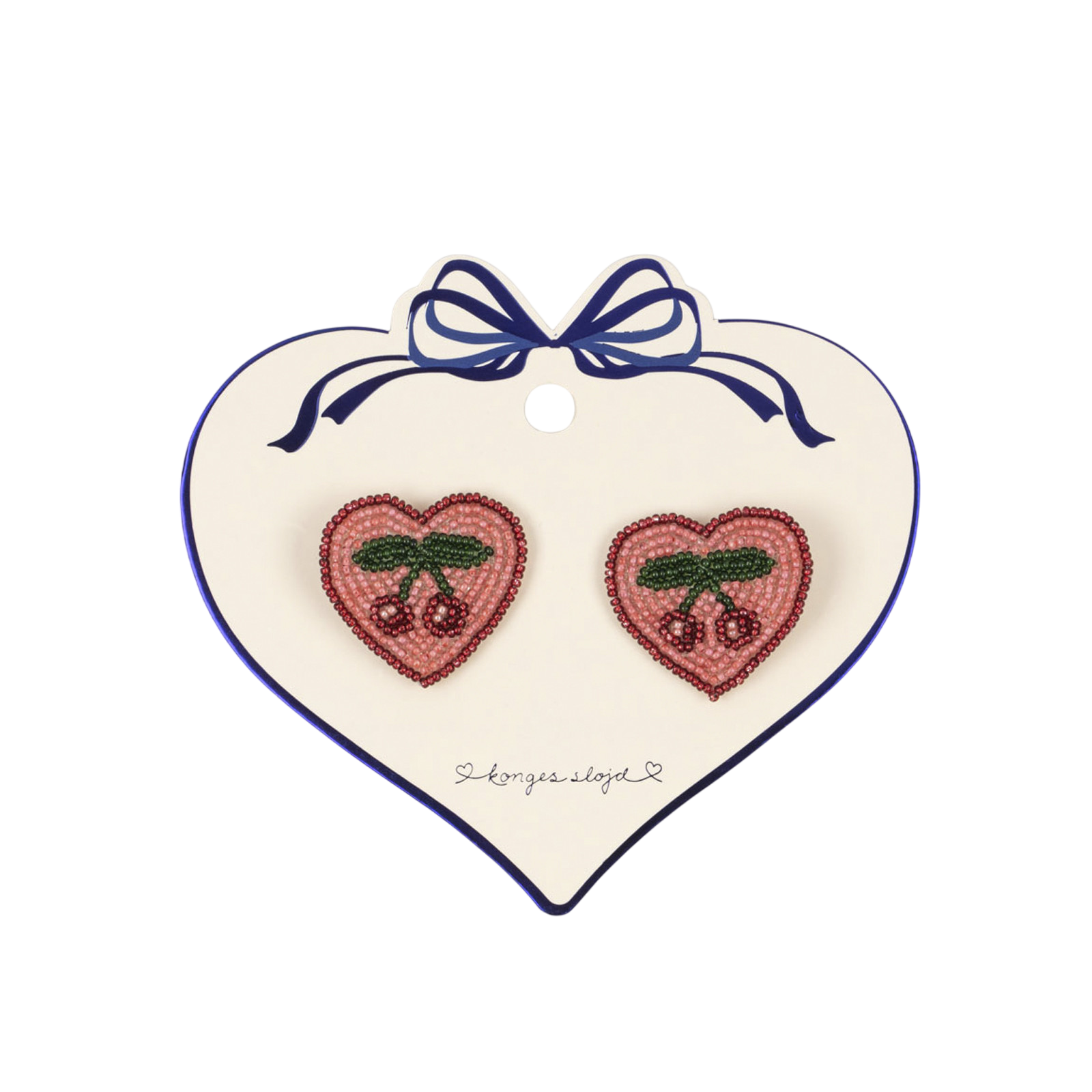 Haarclips 2-er-Set Heart Cherry