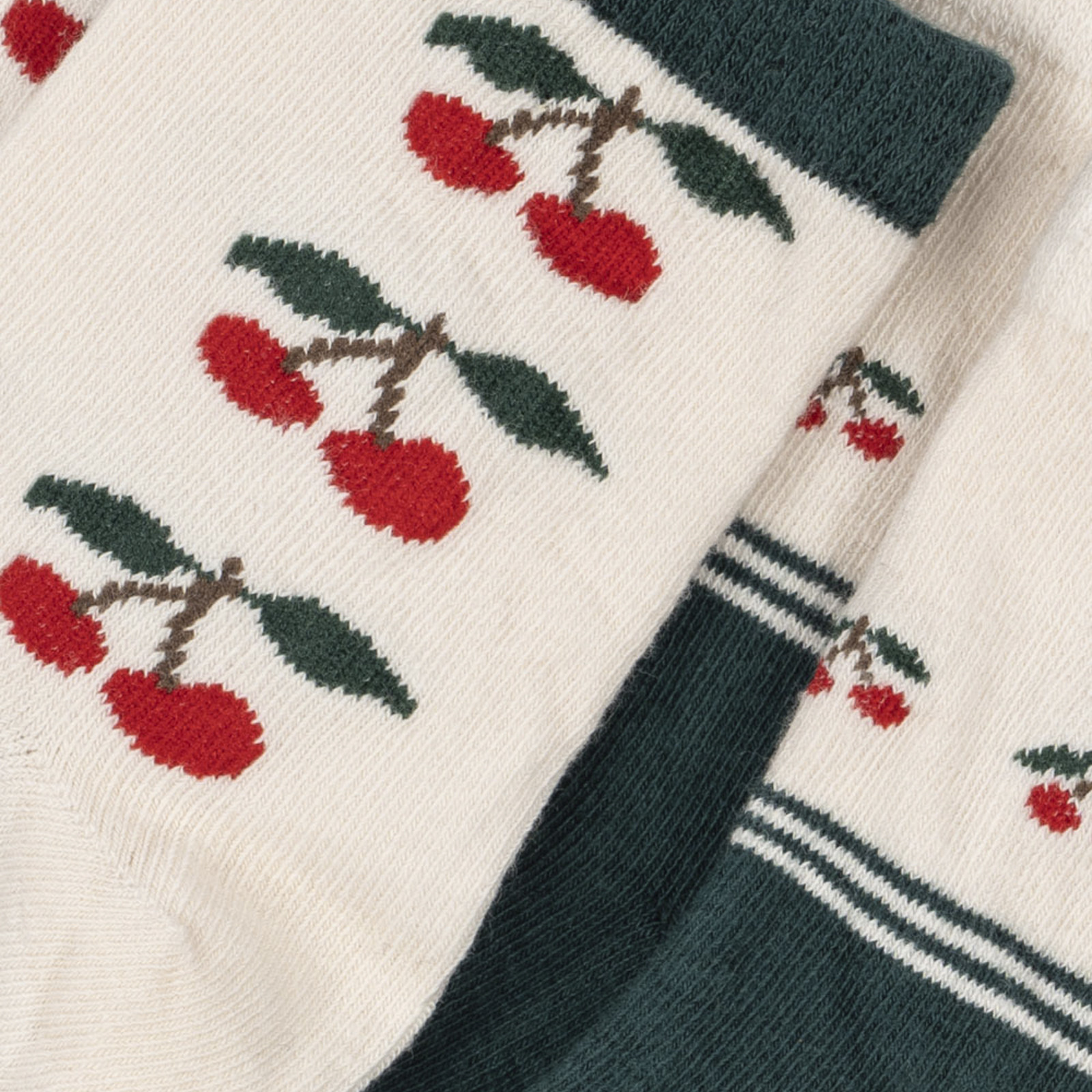 Lot de 2 chaussettes Jaquard Cherry Mix