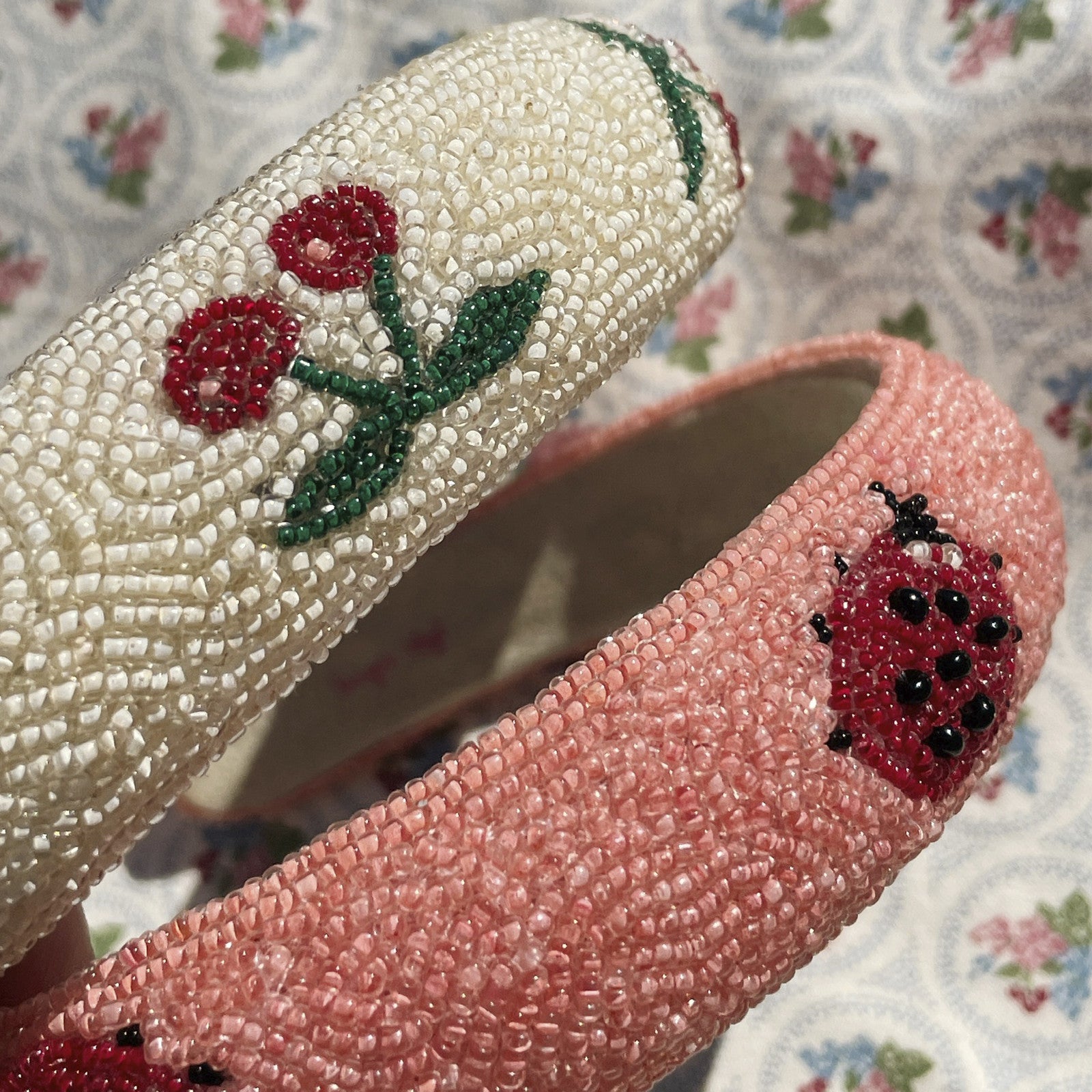 Headband Beaded Cherry