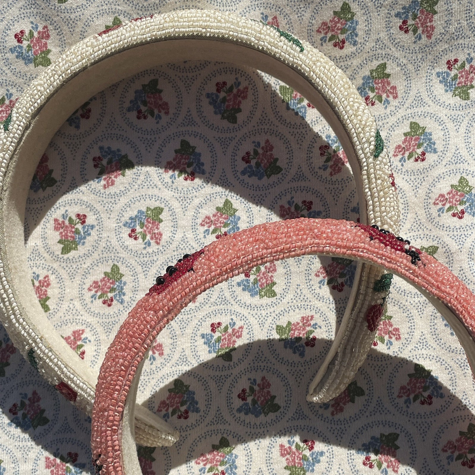 Headband Beaded Cherry