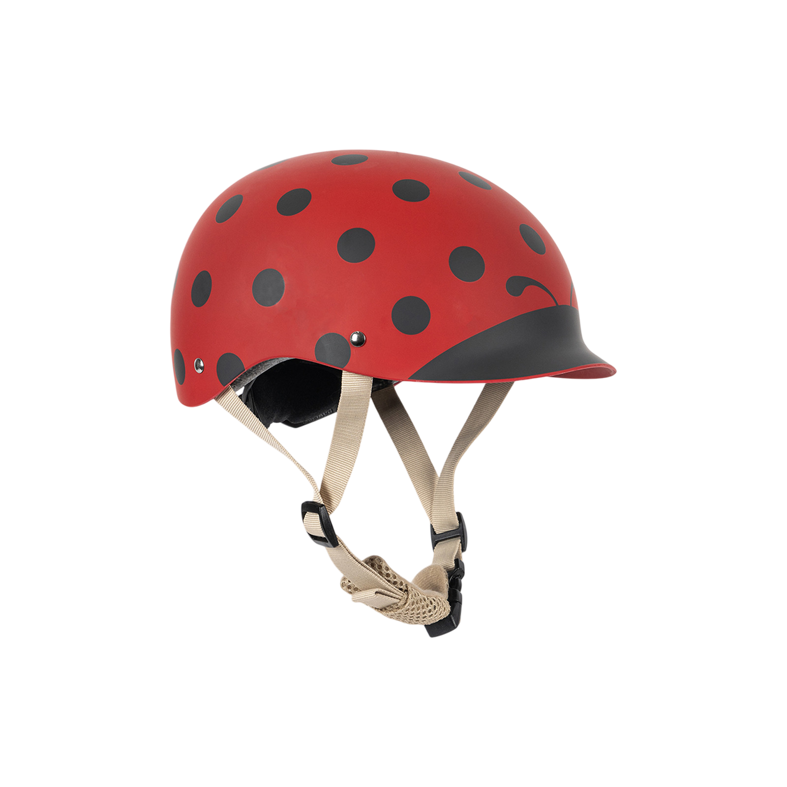 Ladybug bike helmet