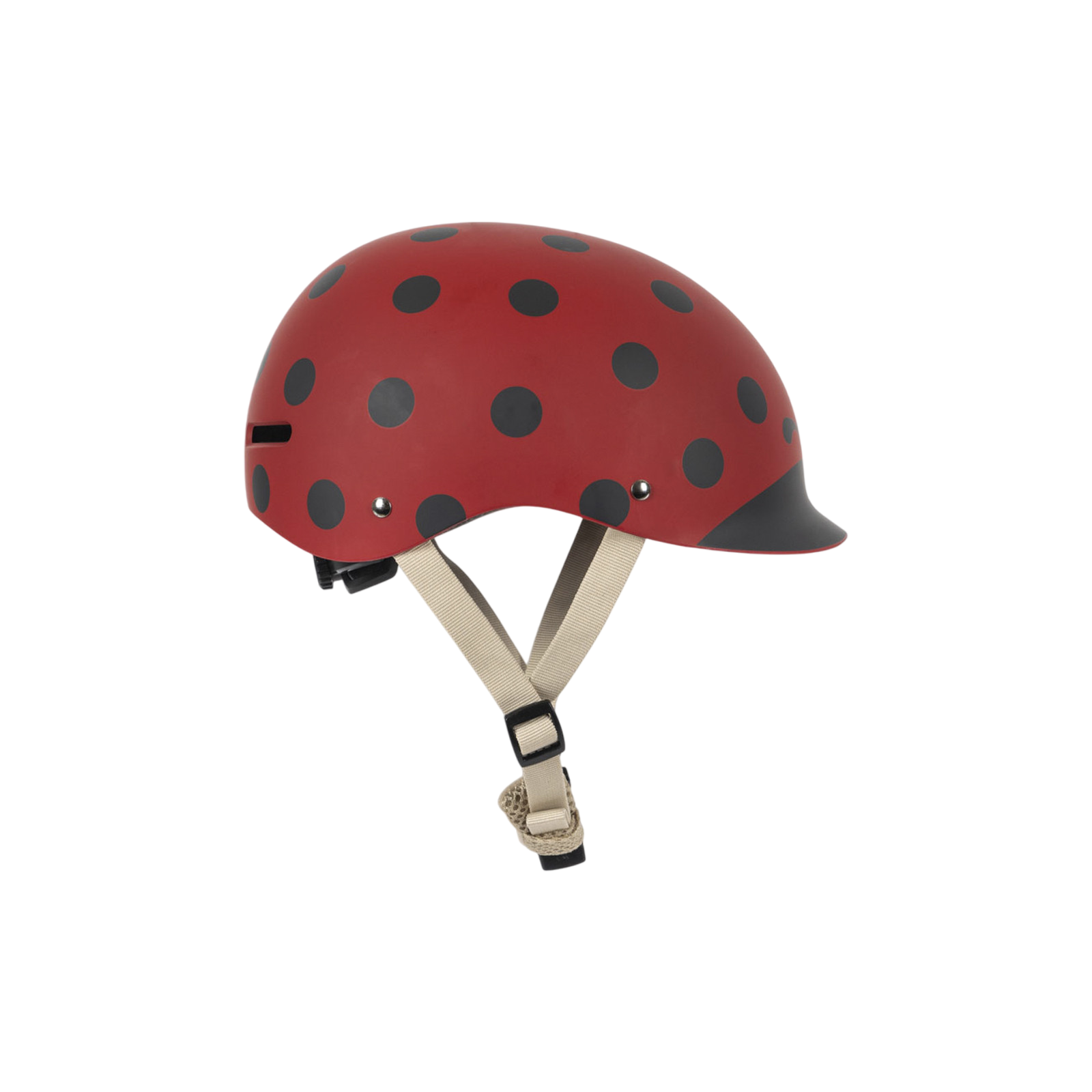 Ladybug bike helmet