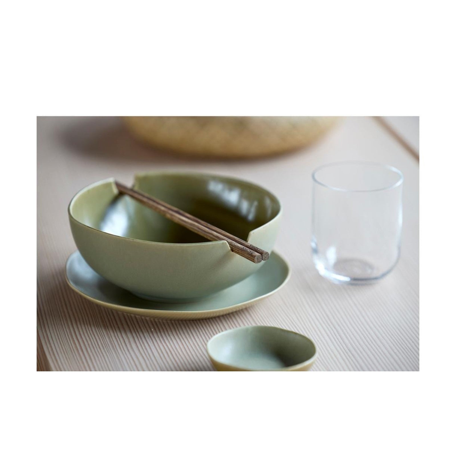 Villa Collection Ramen Bowl Shoku 18.5 cm, 6 pieces, Green