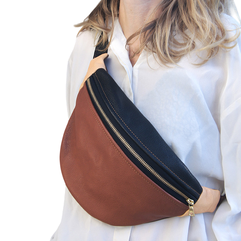 Banana Bag Colorblock Black