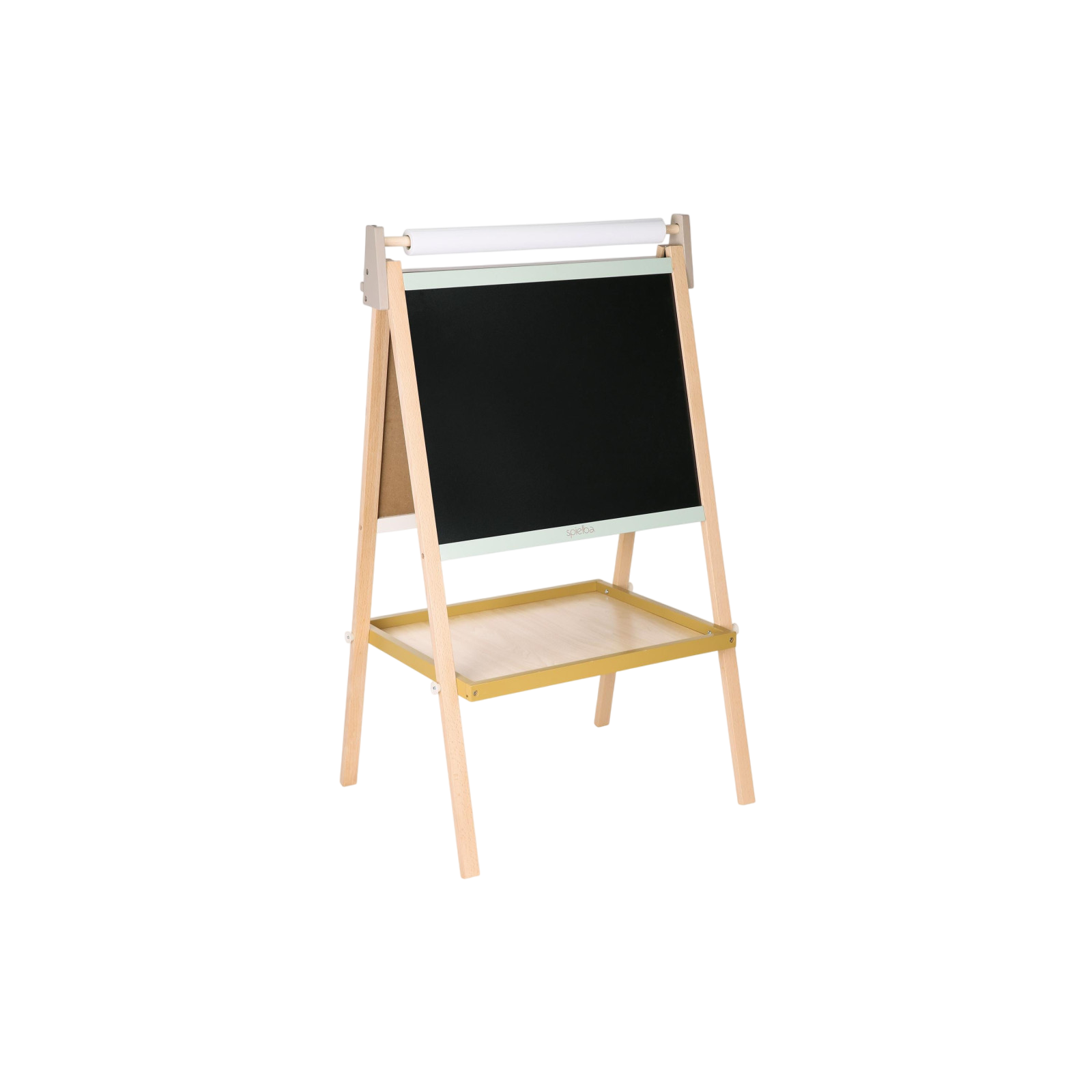 Spielba wooden toys standing board with paper and chalk