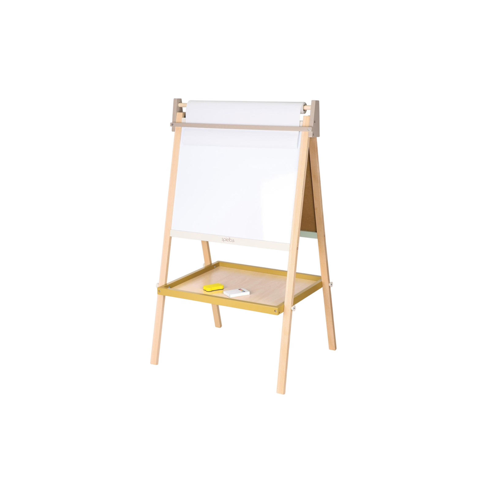 Spielba wooden toys standing board with paper and chalk