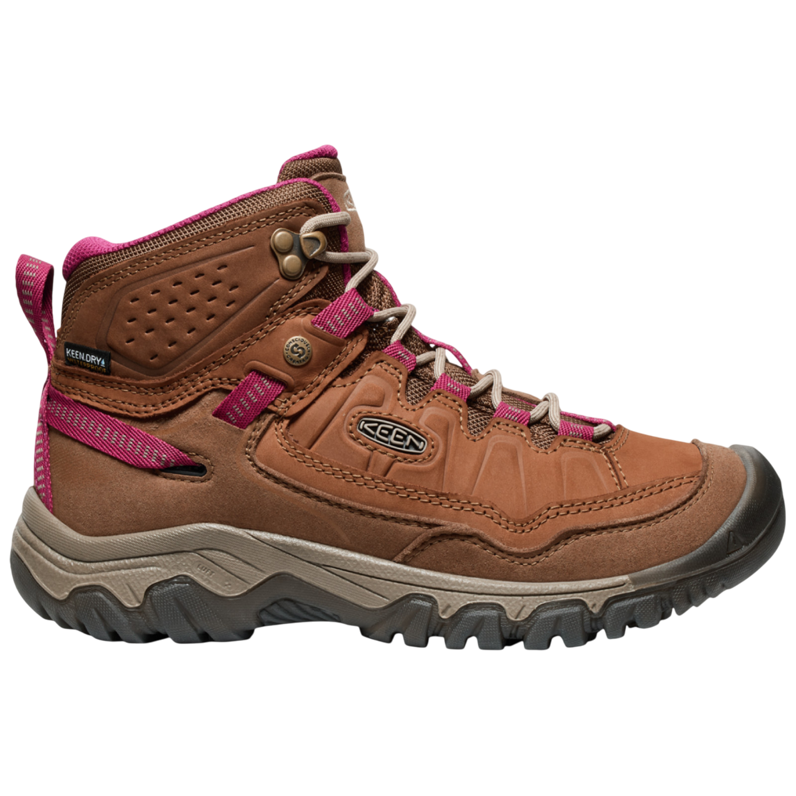 Wanderschuhe W Targhee IV Mid WP bison/beaujolais