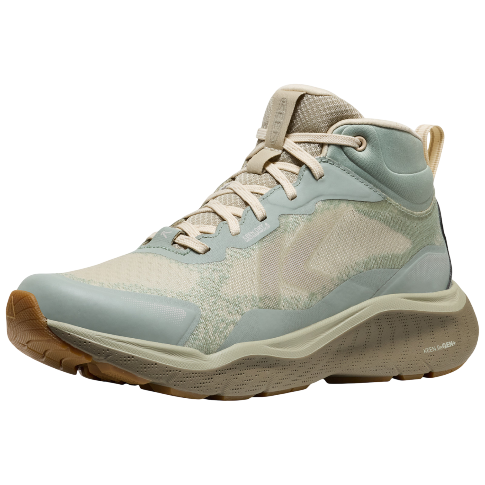 Wanderschuhe W Leiki Mid WP iceberg green/birch