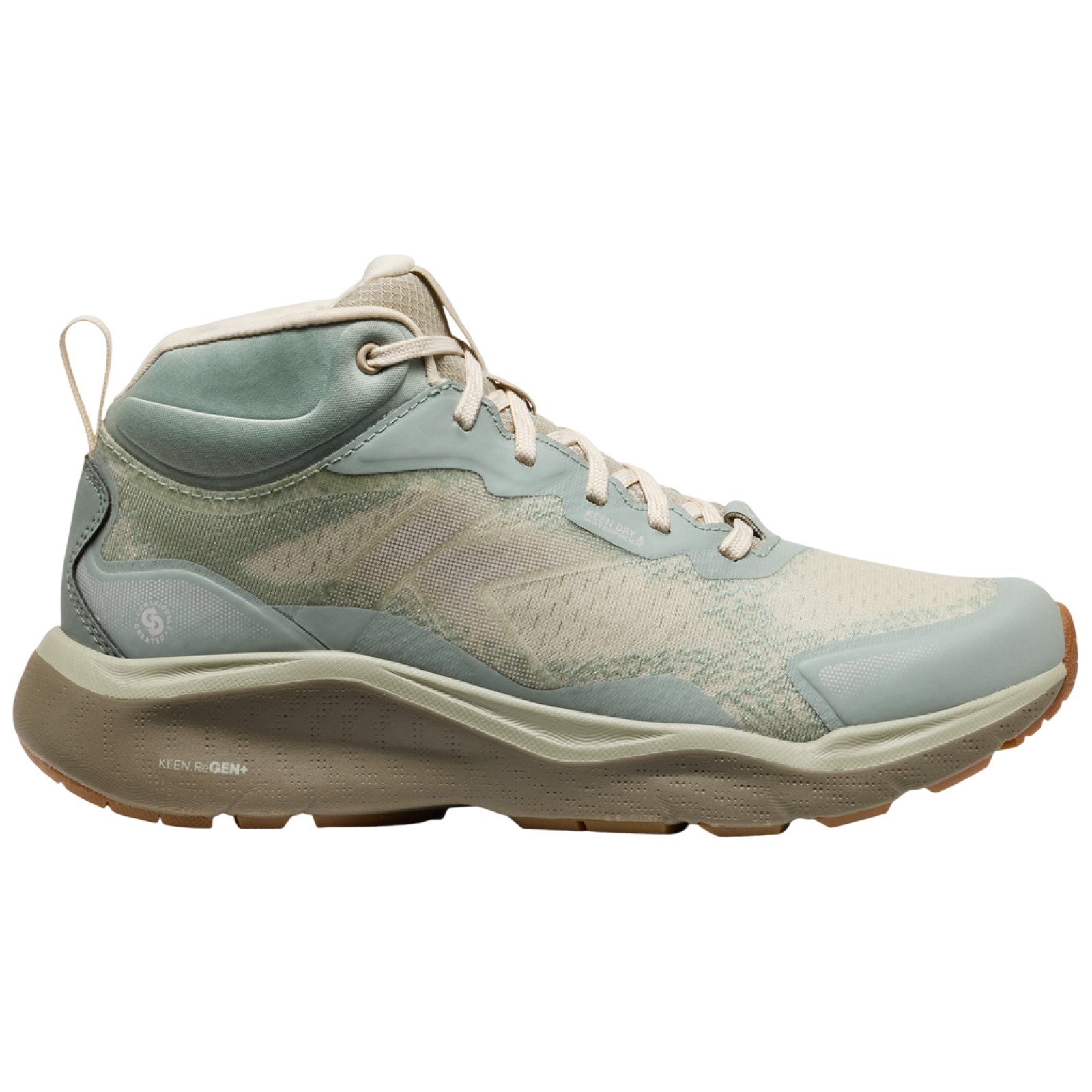 Wanderschuhe W Leiki Mid WP iceberg green/birch