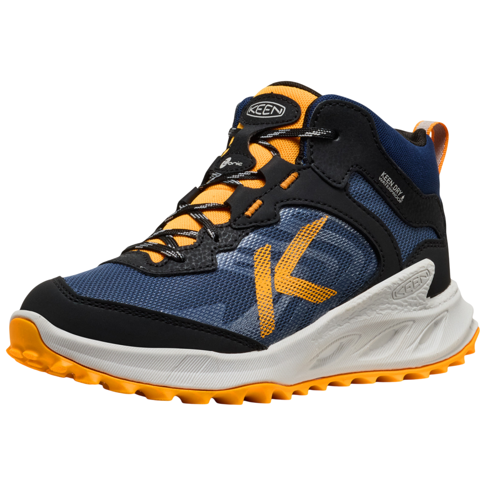 Wanderschuhe Y Zionic Mid WP naval academy/bright marigold