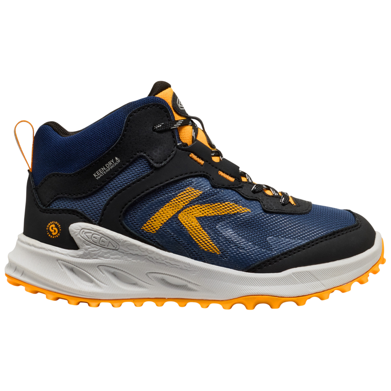 Wanderschuhe Y Zionic Mid WP naval academy/bright marigold