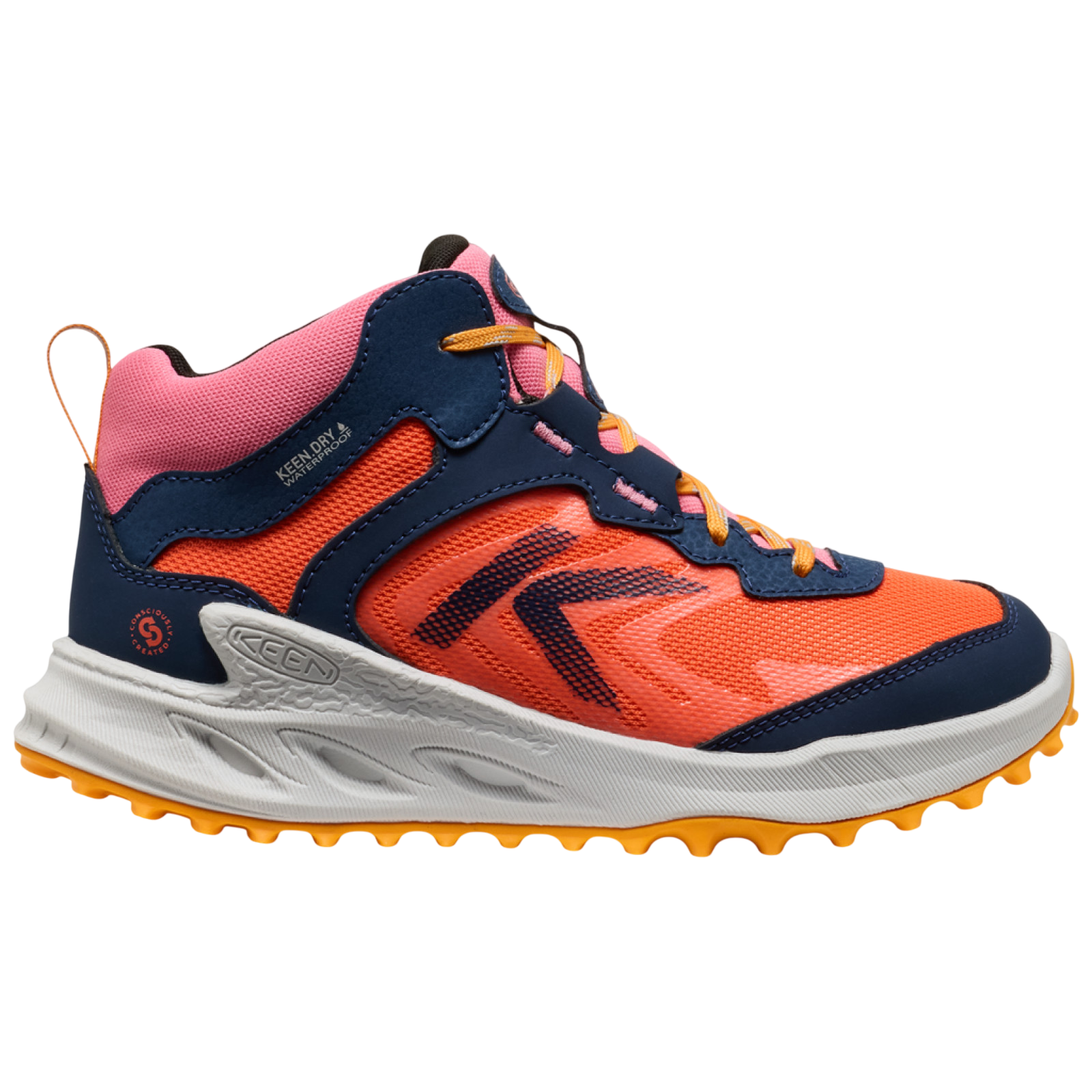 Wanderschuhe Y Zionic Mid WP naval academy/nasturtium