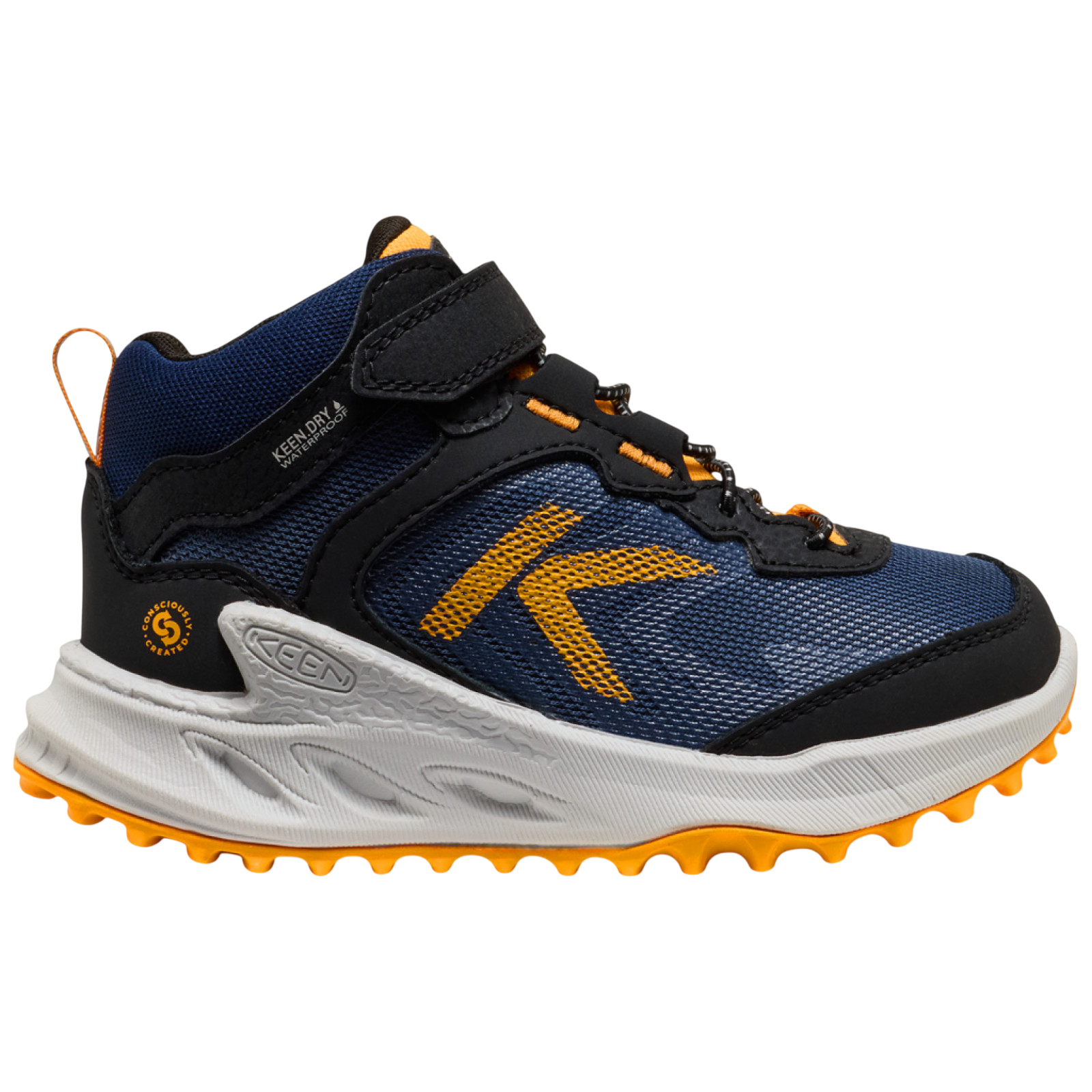 Hiking boots C Zionic Mid WP naval academy/bright marigold