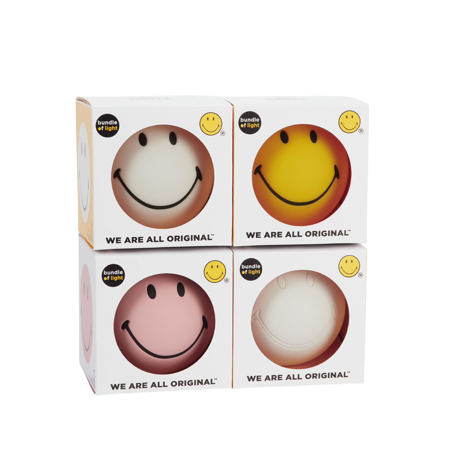 Veilleuse pour enfants Smiley Bundle of Light Blanc