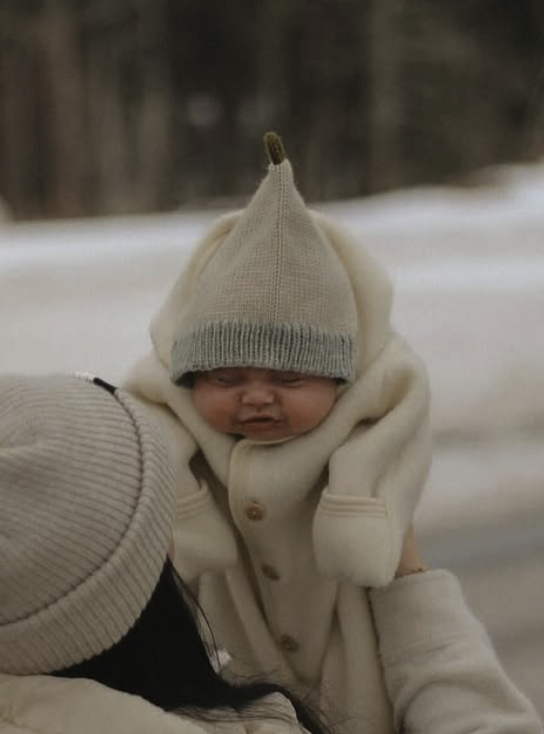 Engel Baby Overall Merinowolle Natur