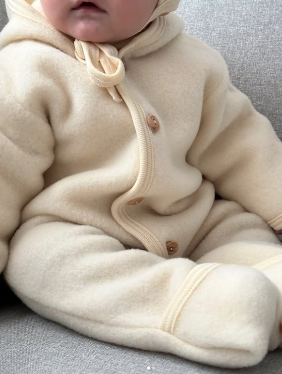 Engel Baby Overall Merinowolle Natur