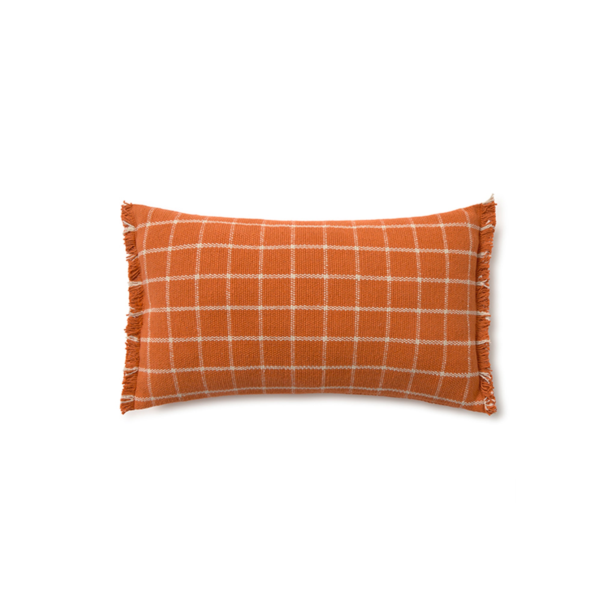 Kissen Geo Block Terrakota