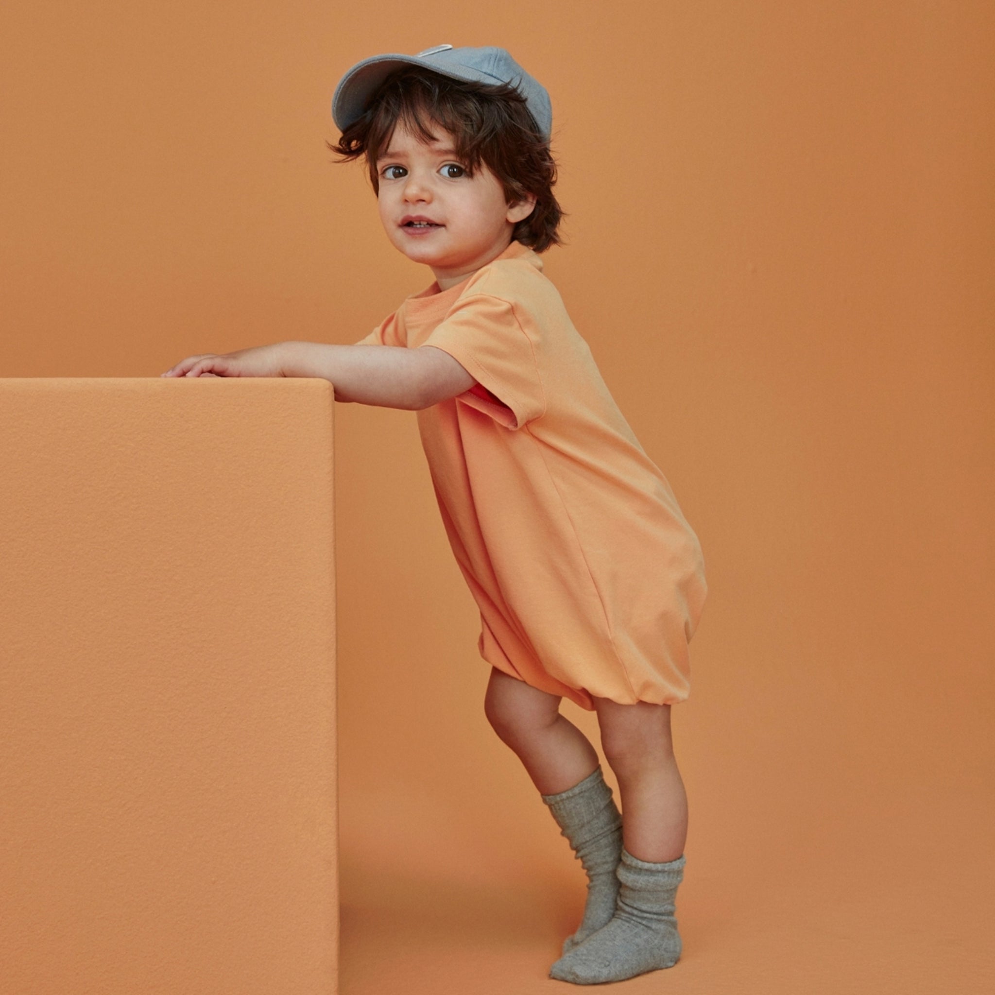 Cap Baseball GOTS Stone Grey