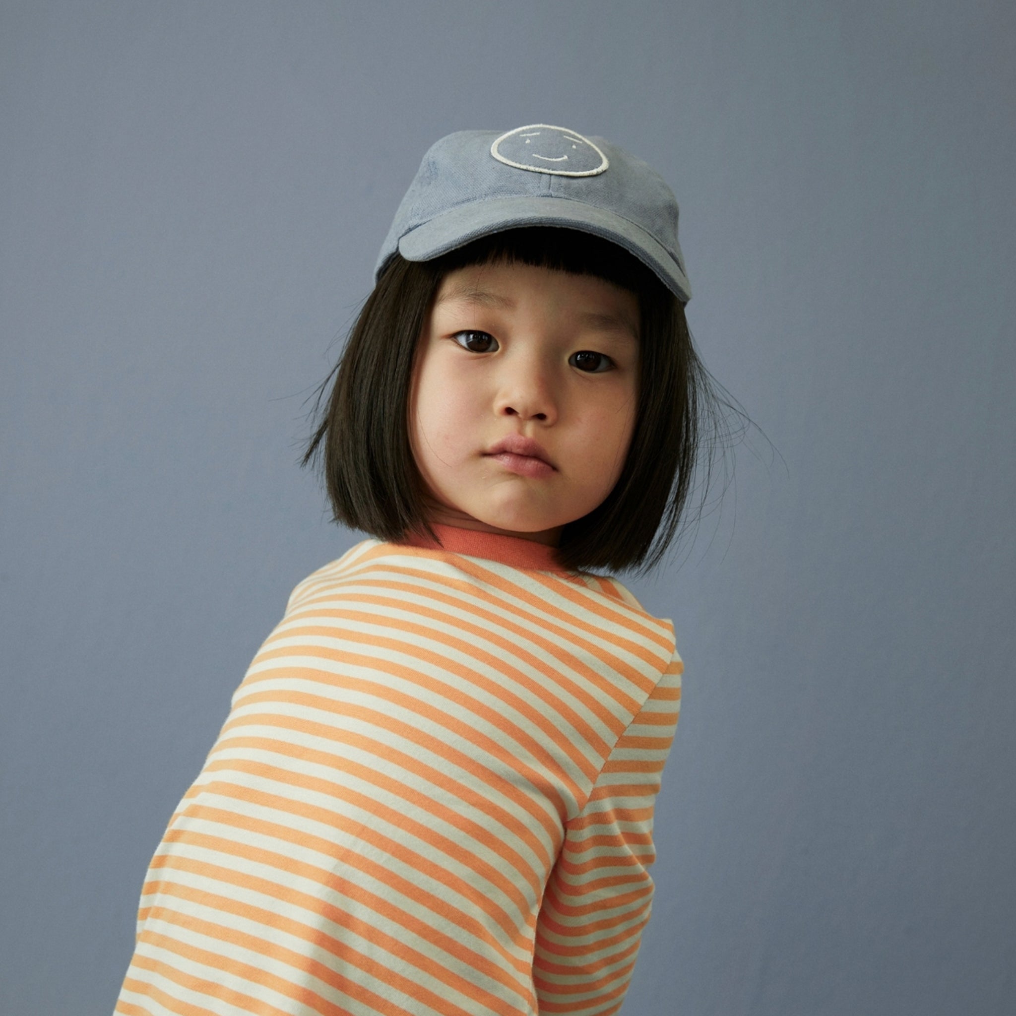 Cap Baseball GOTS Stone Grey