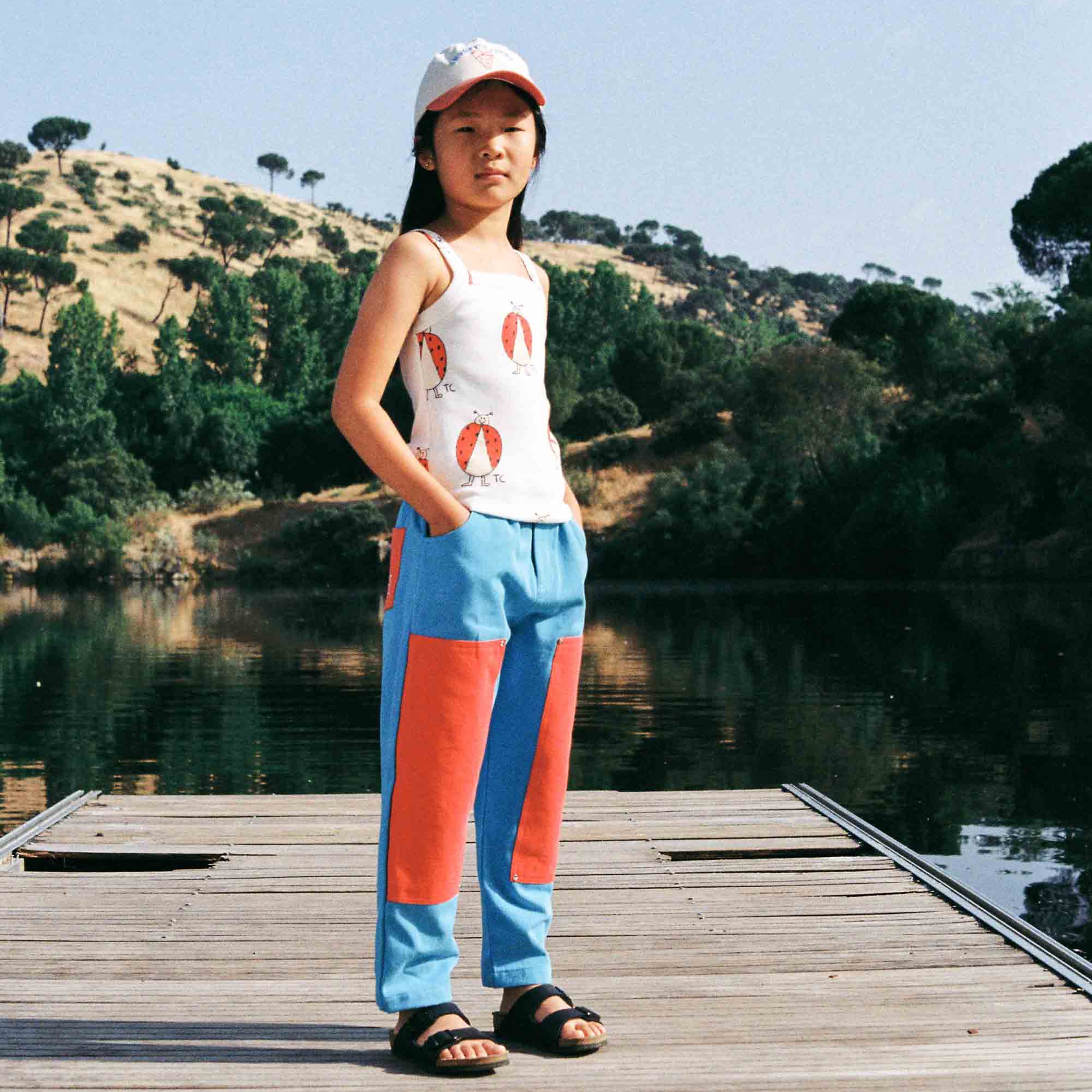 Top Ladybug Allover Ecru