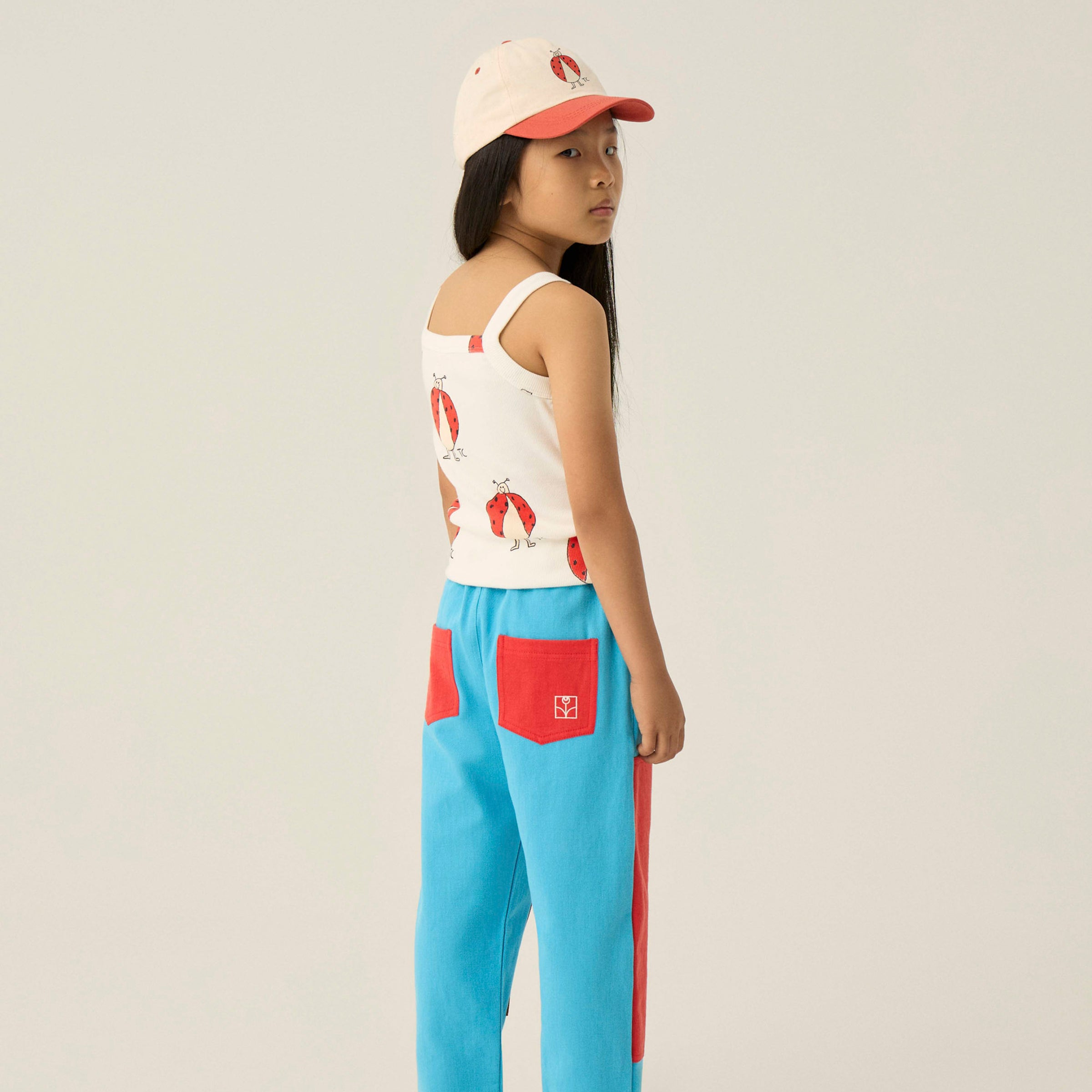 Top Ladybug Allover Ecru