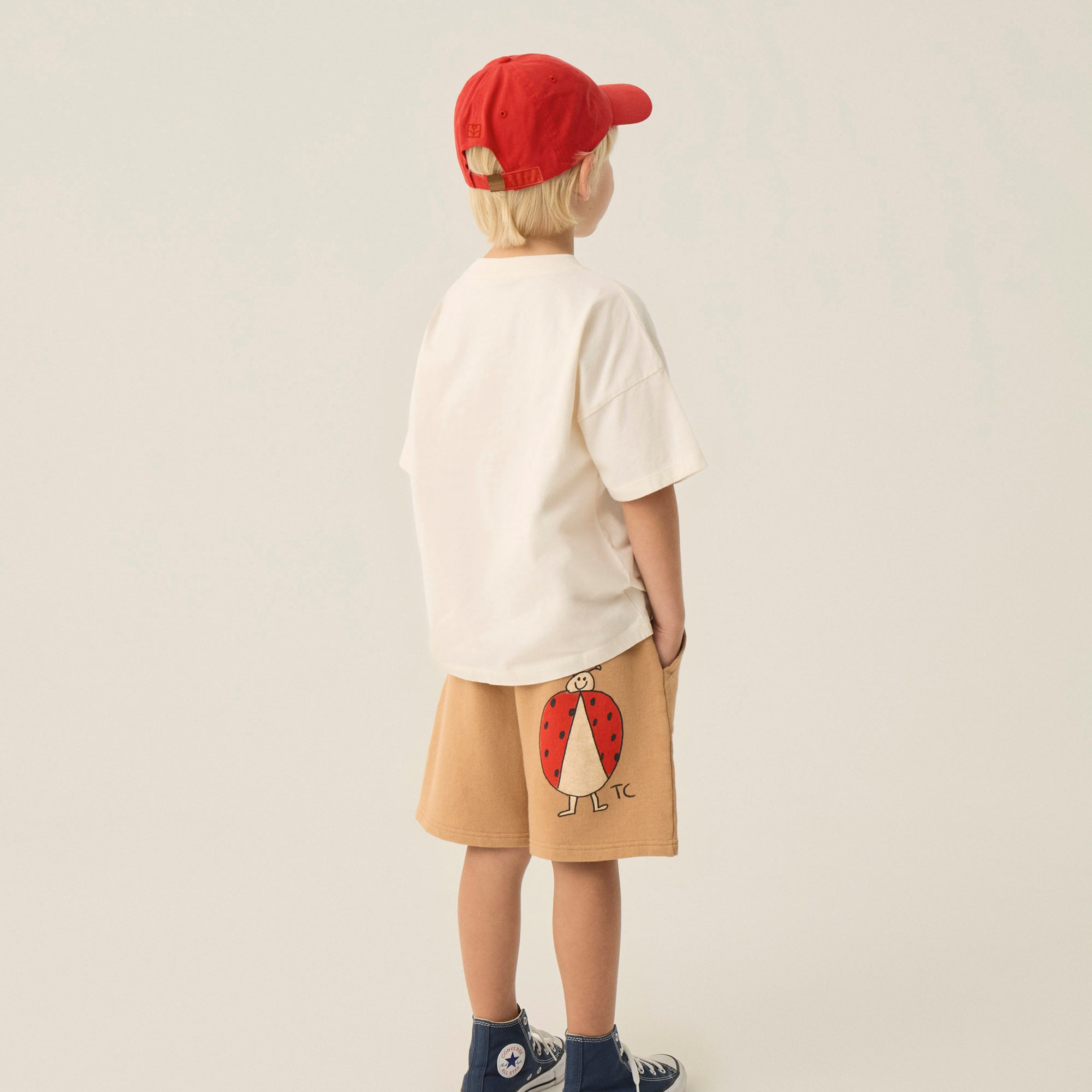 Shorts Ladybug Camel