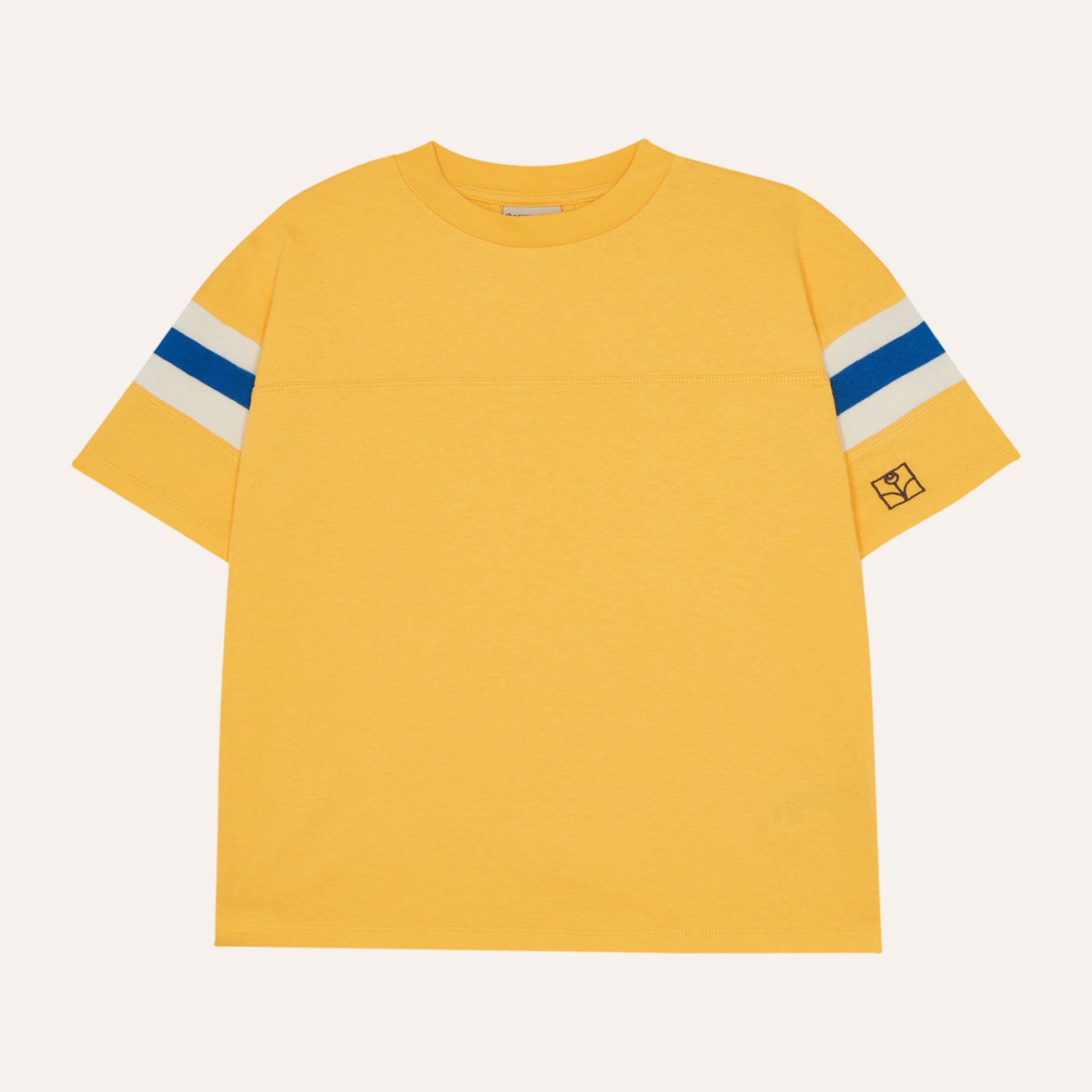 T-Shirt Bicolor Bands Yellow
