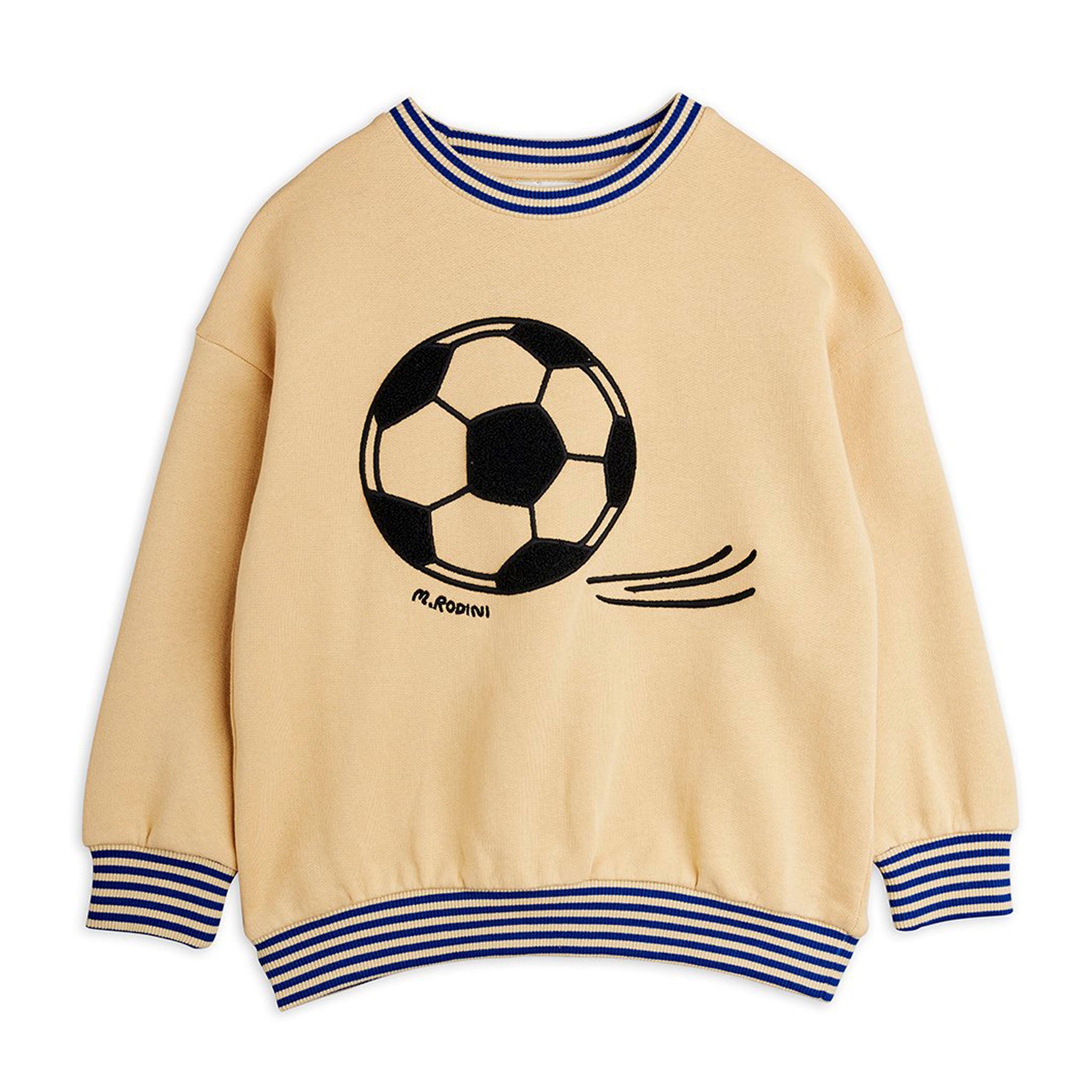 Sweatshirt Football Beige