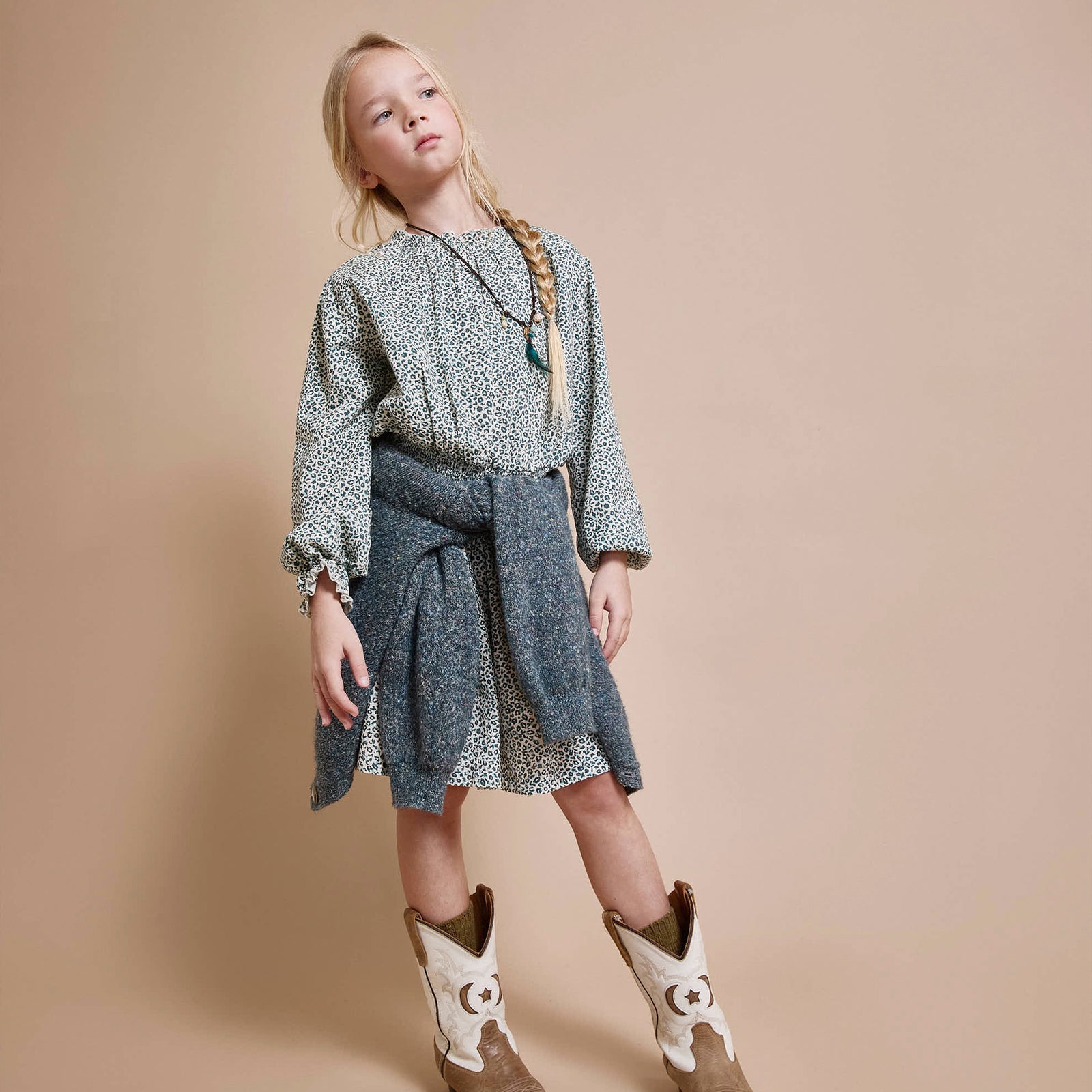 Kleid Speckle Alpine Green