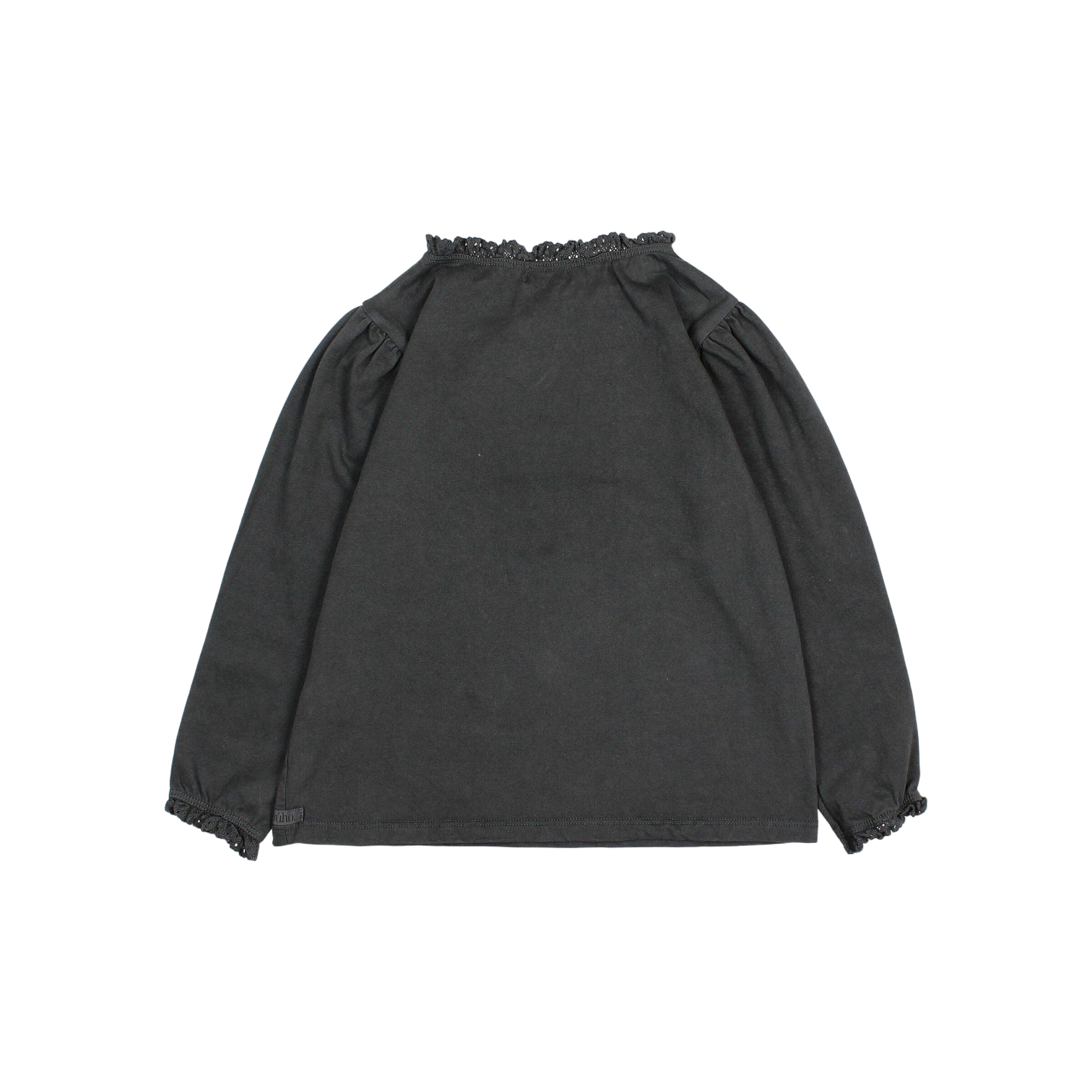 Long-sleeved shirt Lace Anthracite