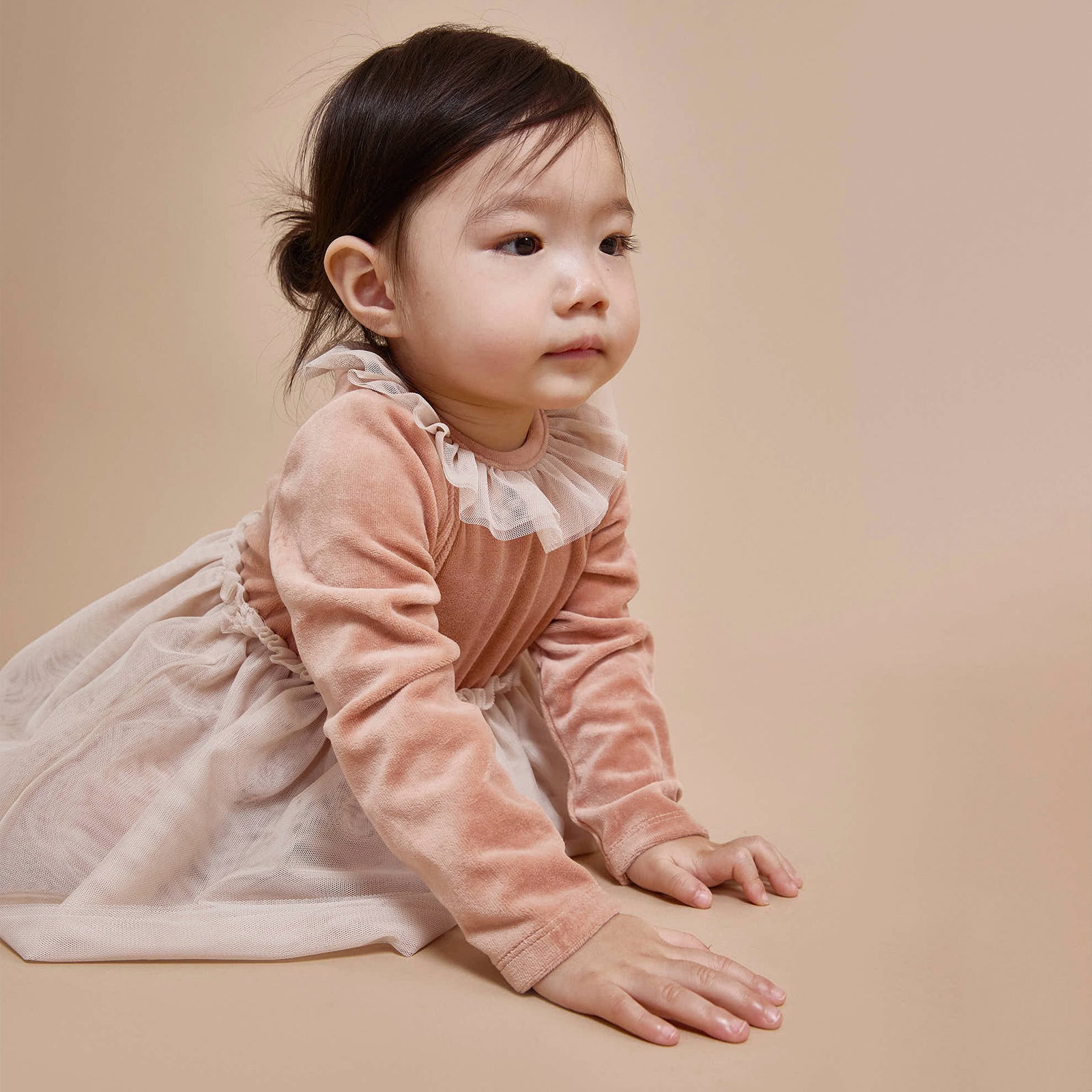 Baby ballet dress Combi Rose