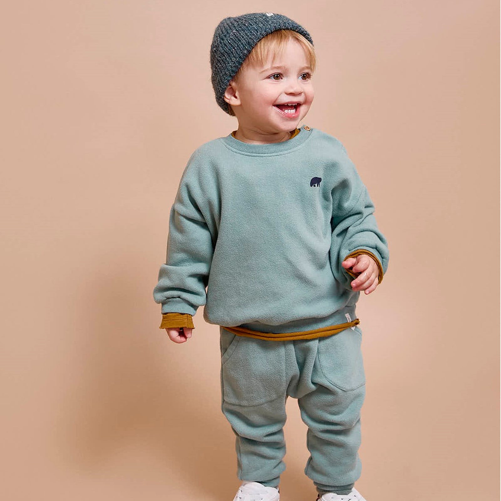Sweat-shirt bébé Hibernation Alpine Green