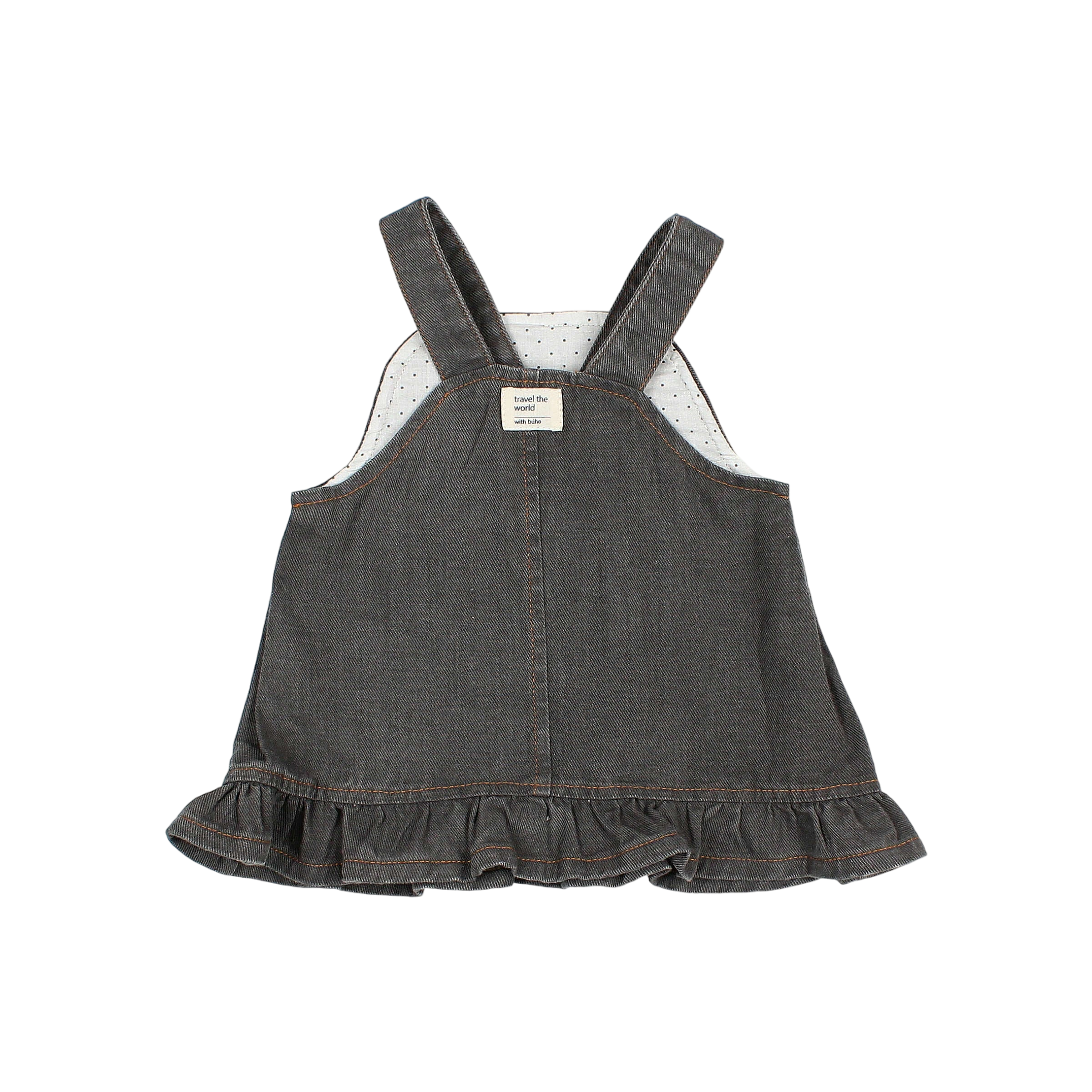 Baby Dress Denim Grey Denim