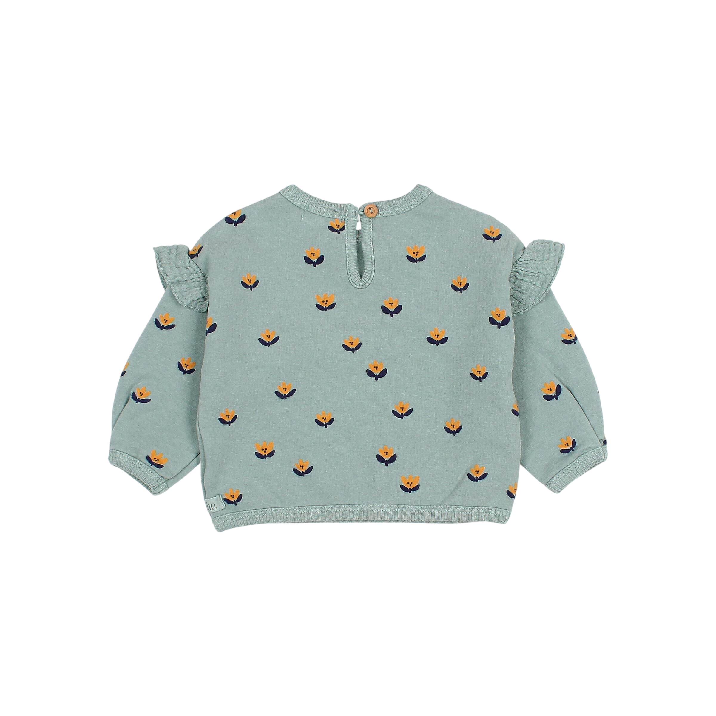 Sweat-shirt bébé Naïf Alpine Green