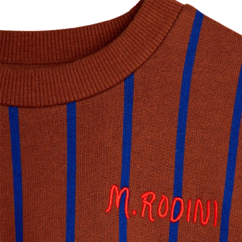 Sweatshirt Vertical Stripe Brown