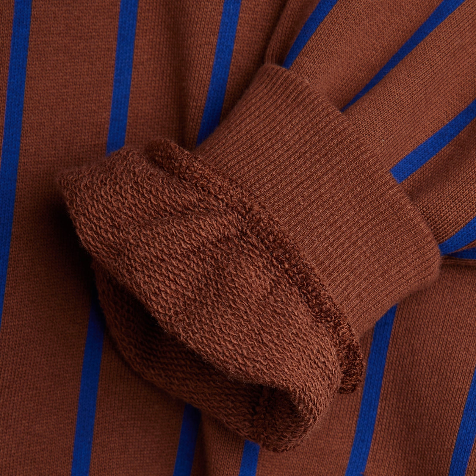 Sweatshirt Vertical Stripe Brown