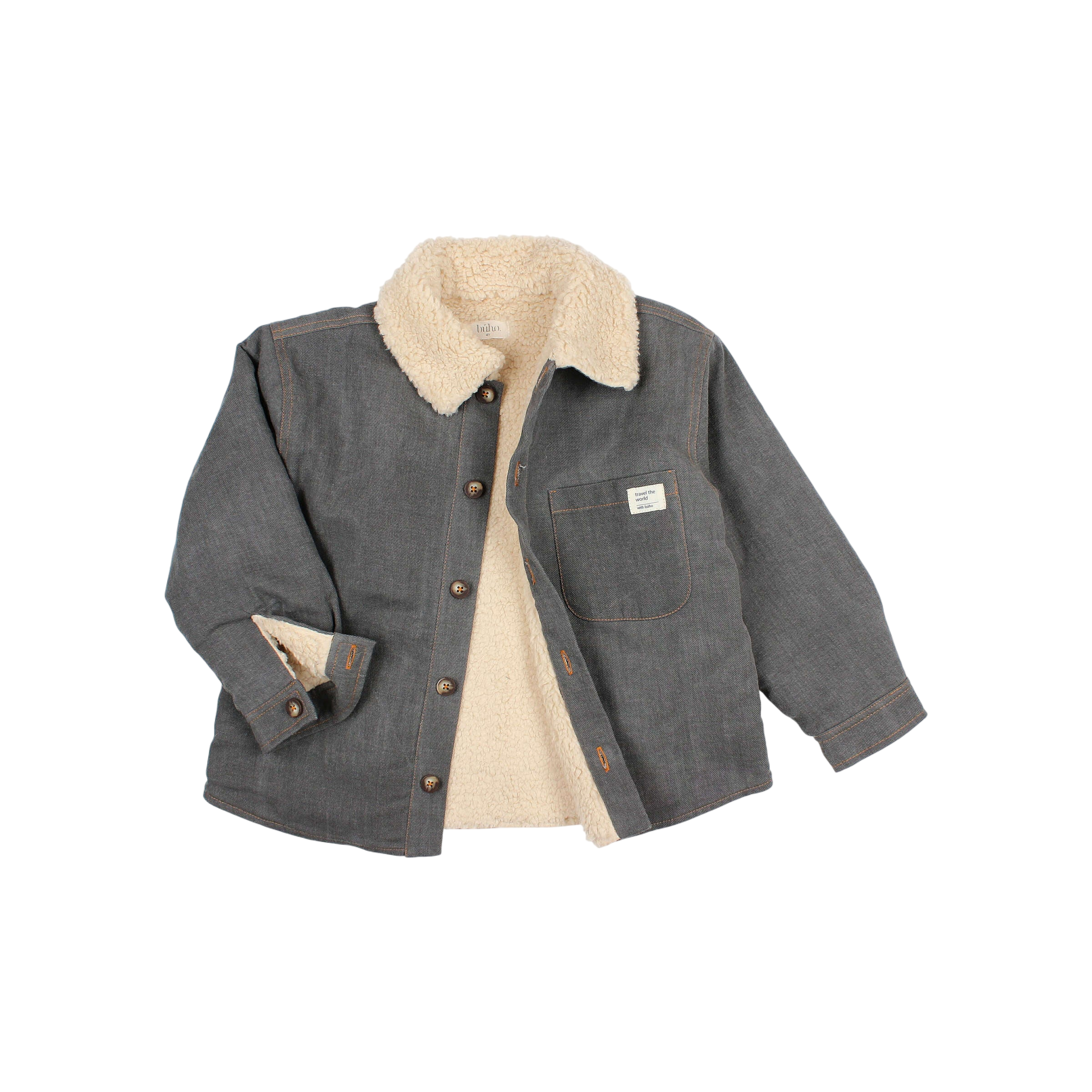 Jacket Denim Grey Denim