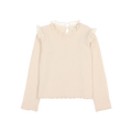 Long sleeve shirt Warm Rib Ivory