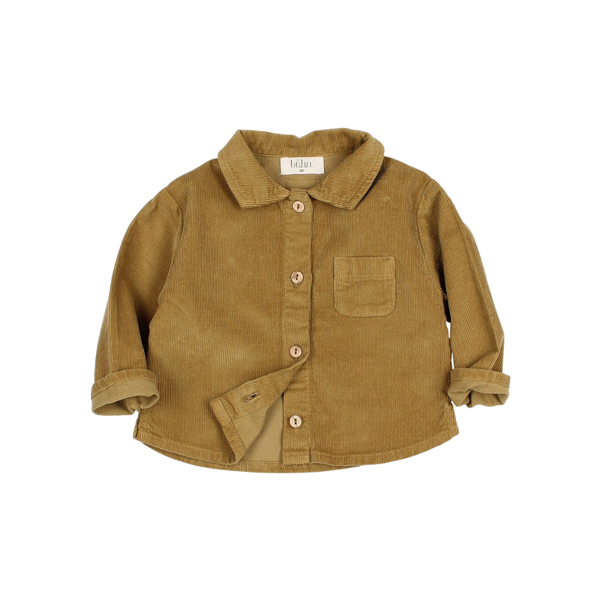 Blouse bébé Soft Velour Ocre