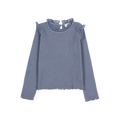 Long-sleeved shirt Warm Rib Artic Blue
