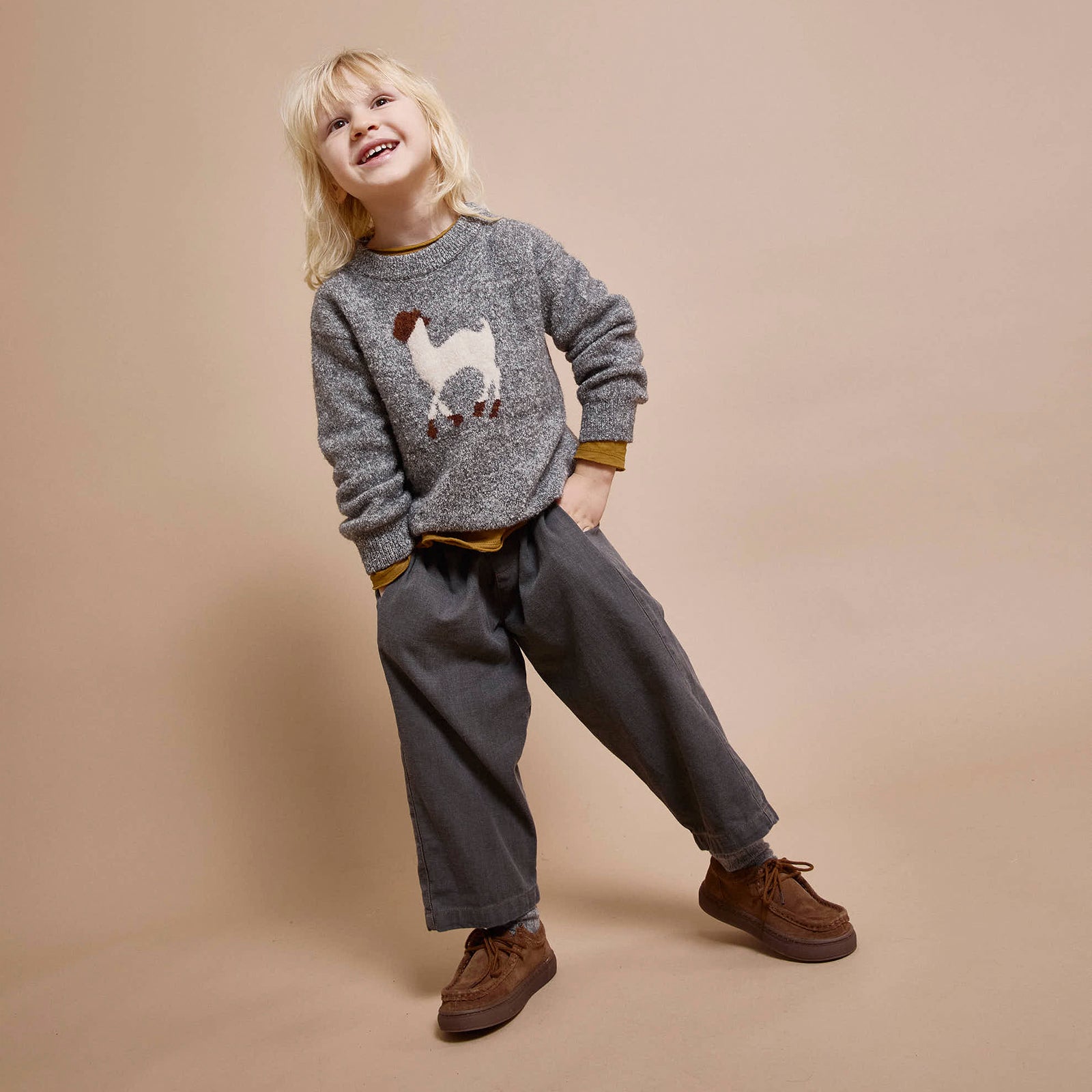 Hosen Denim Grey Denim