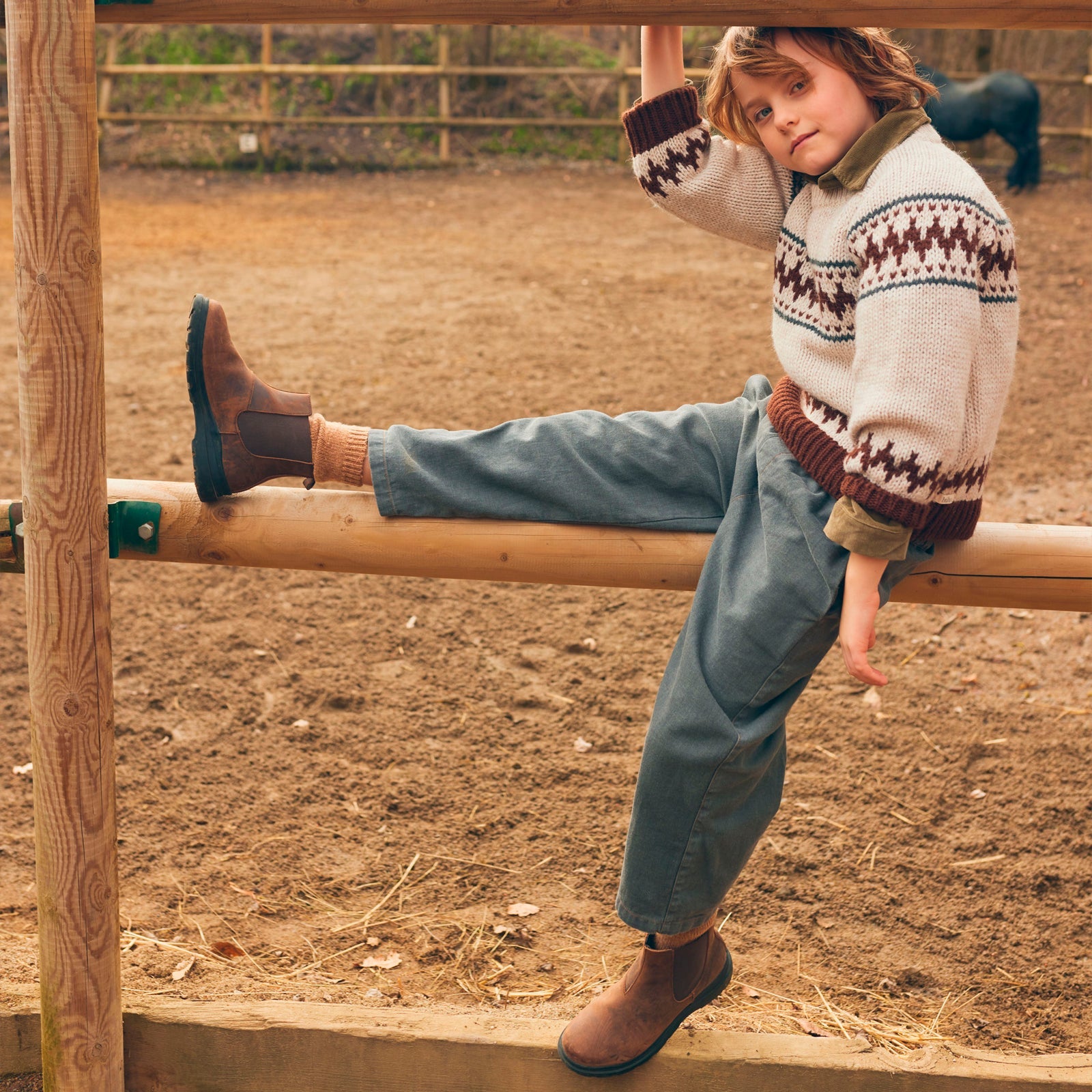 Hosen Denim Grey Denim