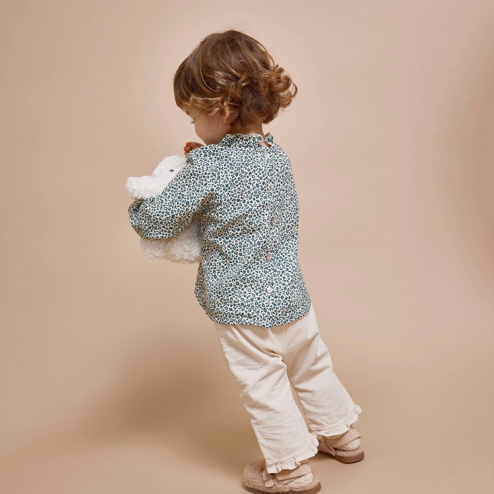 Blouse bébé Speckle Alpine Green