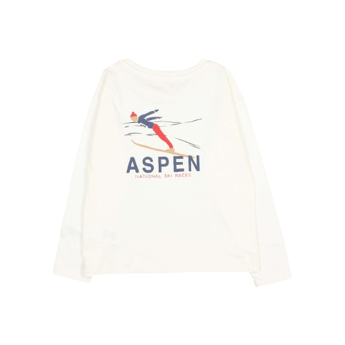 Langarmshirt Aspen Off White