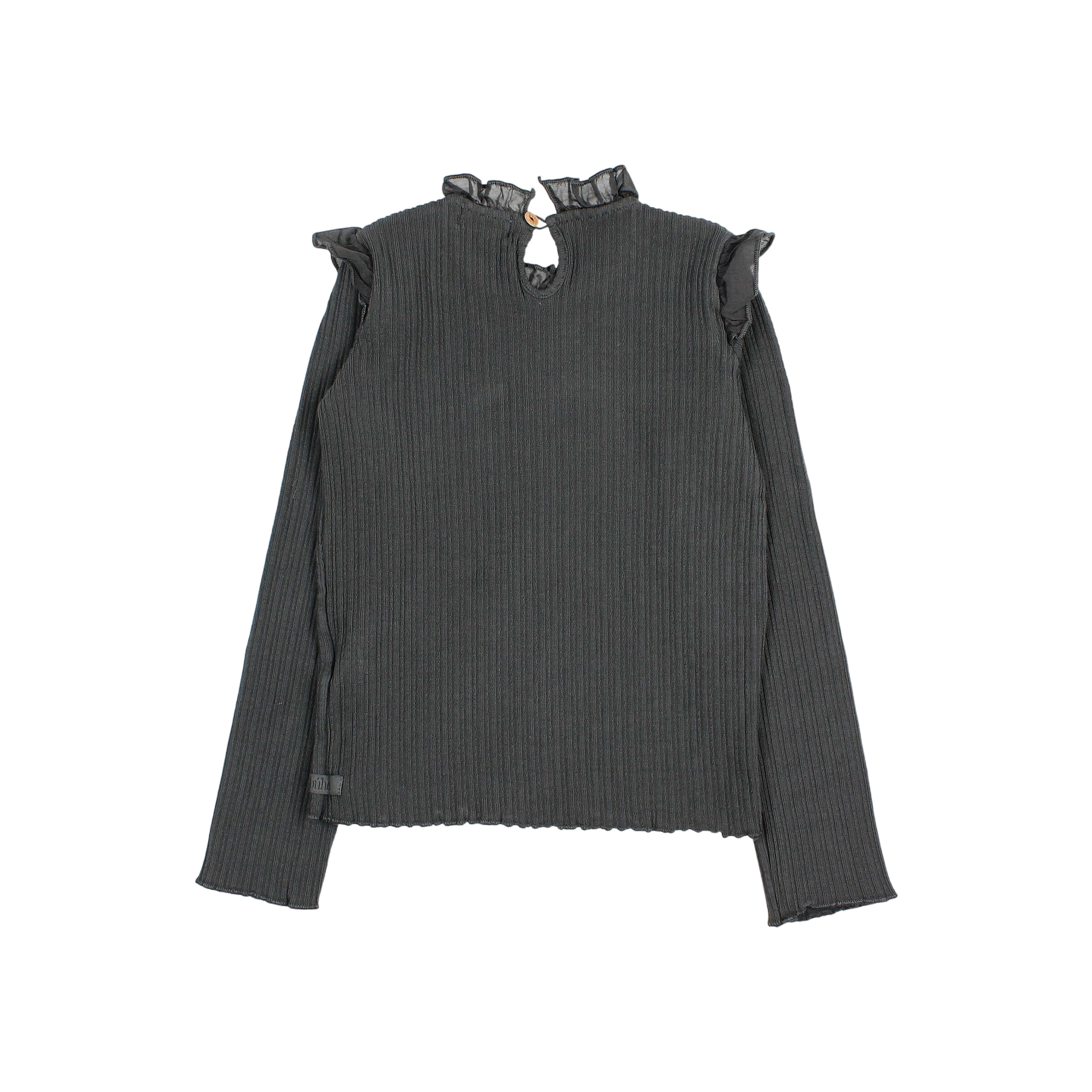 T-shirt à manches longues Warm Rib Antracite